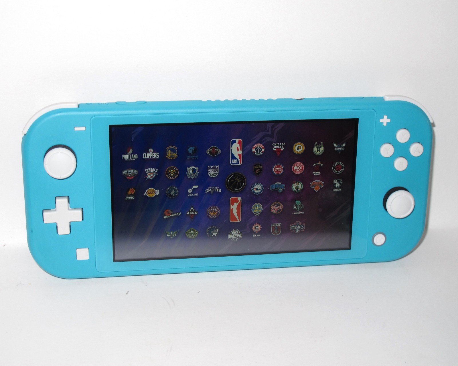 Nintendo Switch Lite Turquoise Handheld Console Bundle MINT w/ Game & Charger!