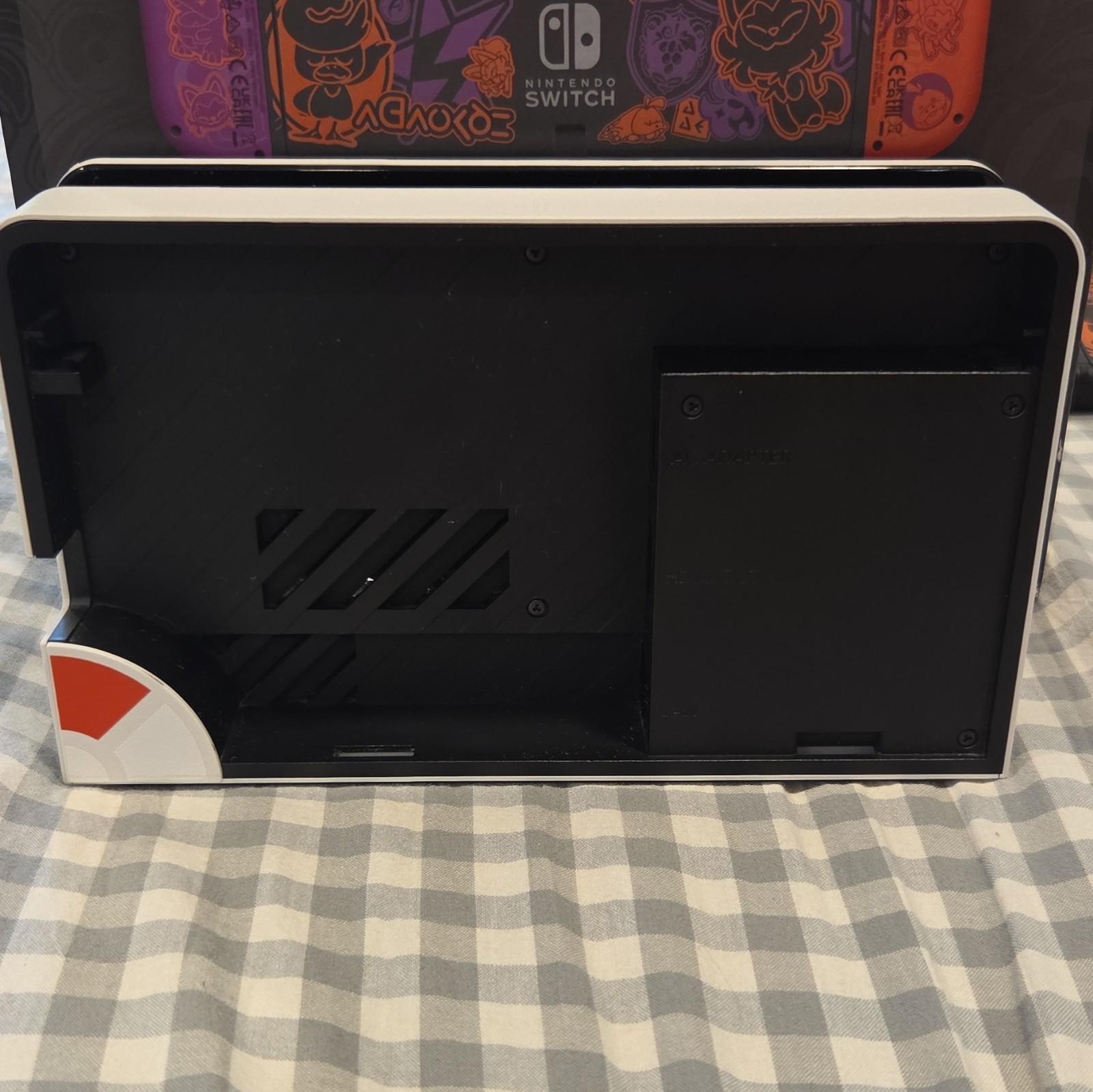 Nintendo Switch OLED Pokémon Scarlet & Violet Edition Console Black Orange