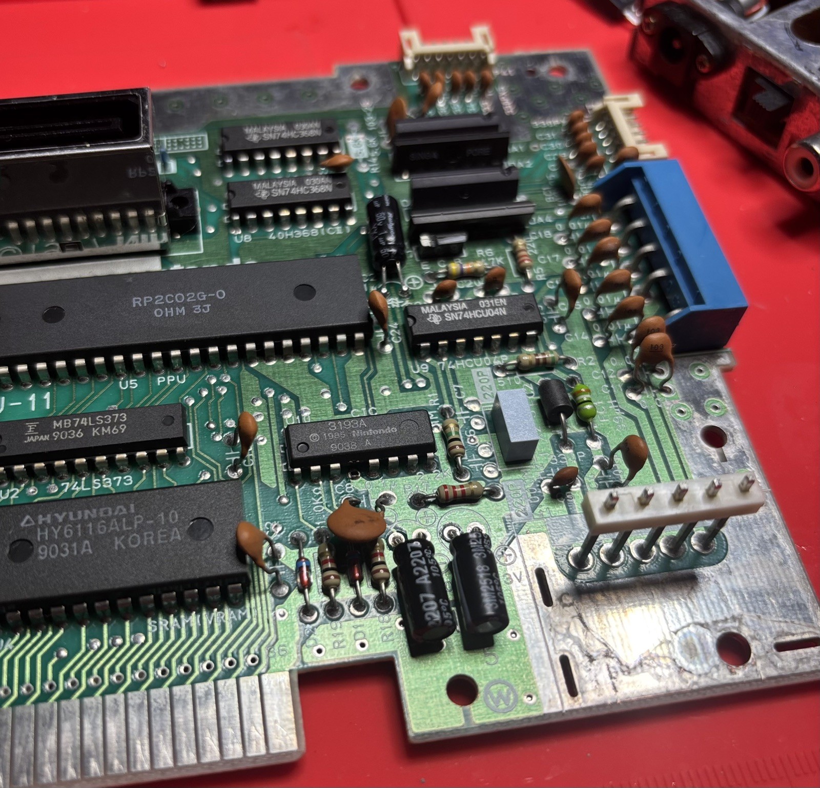 NES Console – Recapped, New VR, Lock-Out disabled, OEM 72-Pin, Bridge Rectifier