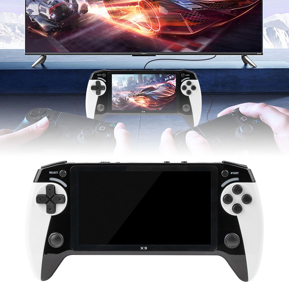 X9 Retro Handheld Game Console – 5.5» Screen, 3000 Games, Type-C Charging OY