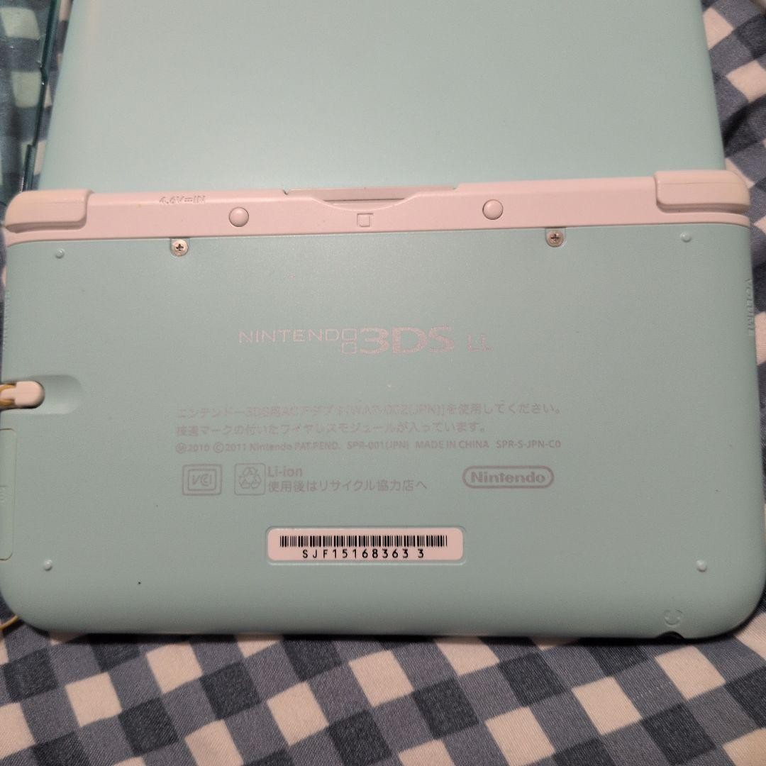 3DS/2DS/DS Light Blue Nintendo 3Ds Body With Charger And Cassette, No Box Japan