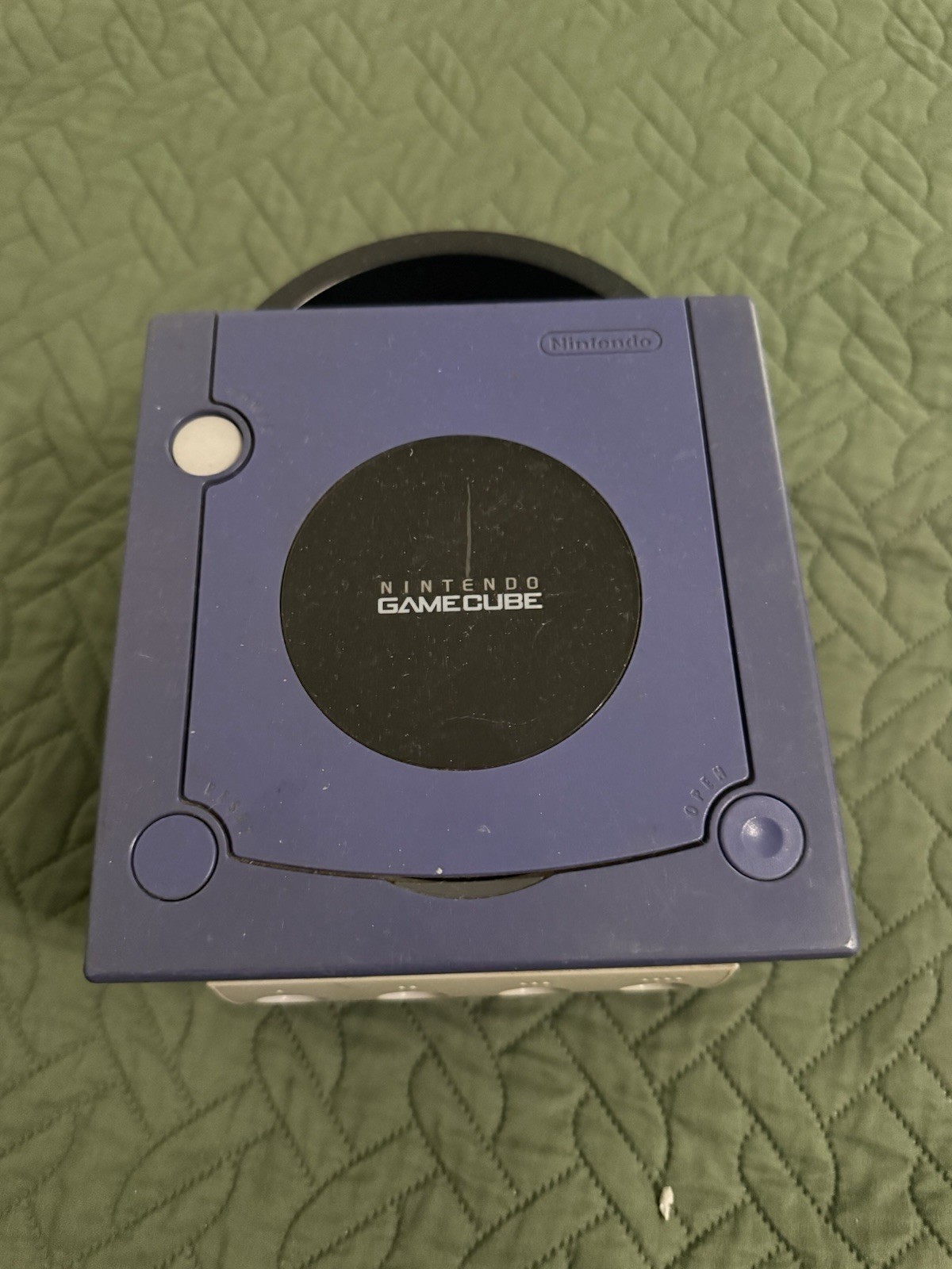 Nintendo GameCube DOL-101 Gaming System Indigo for Parts Or Repair