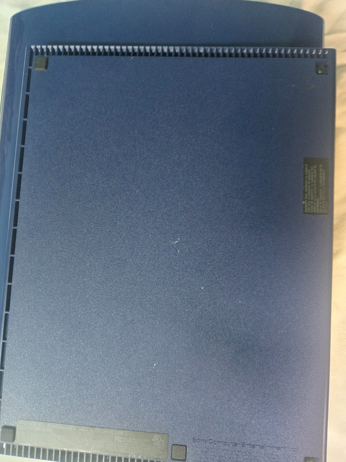 Sony Playstation 3 Super Slim Limited Azurite Blue PS3 – great Condition