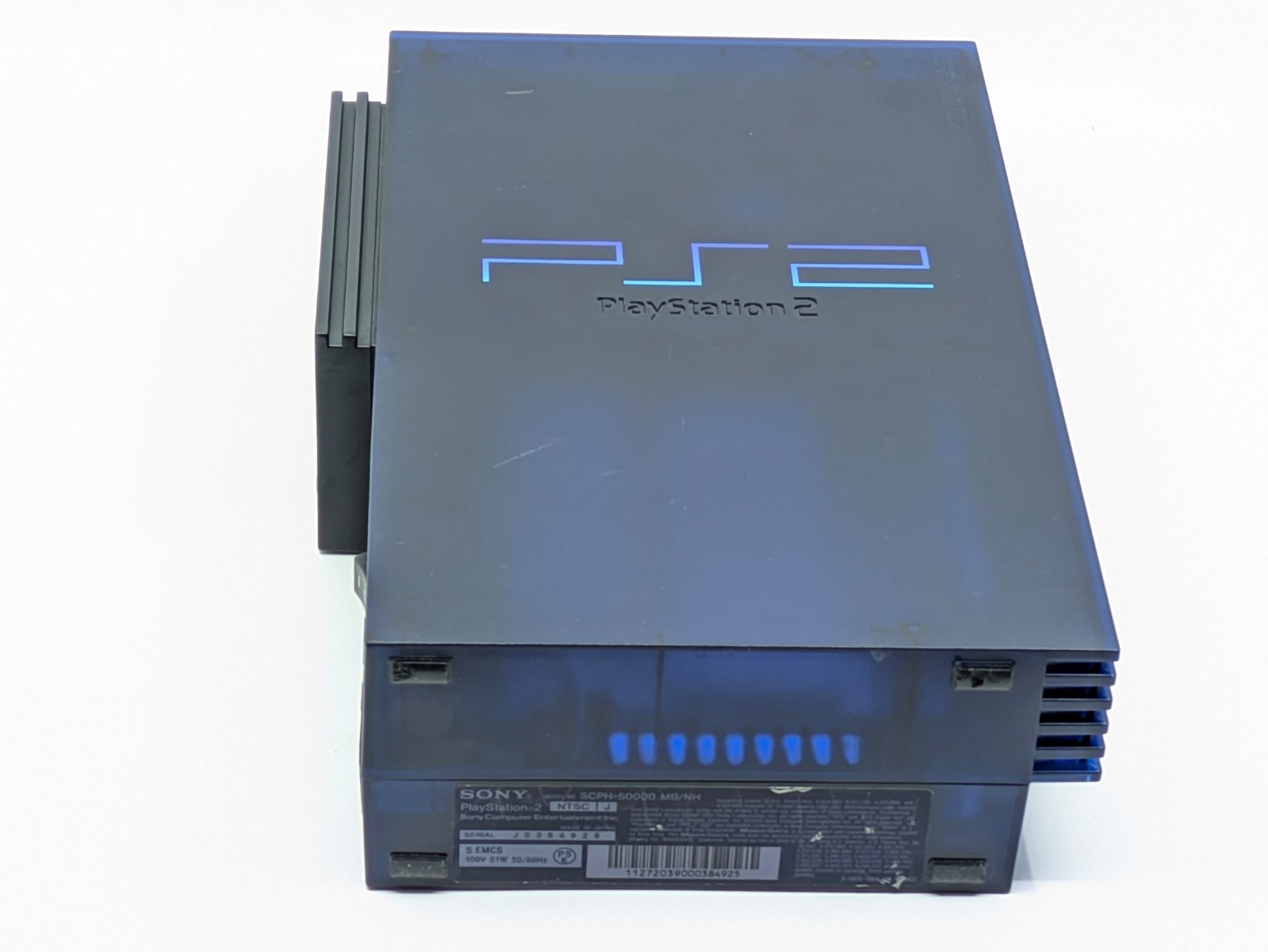 Sony PlayStation 2 Midnight Blue BB Pack SCPH-50000 MB/NH Console Tested Japan