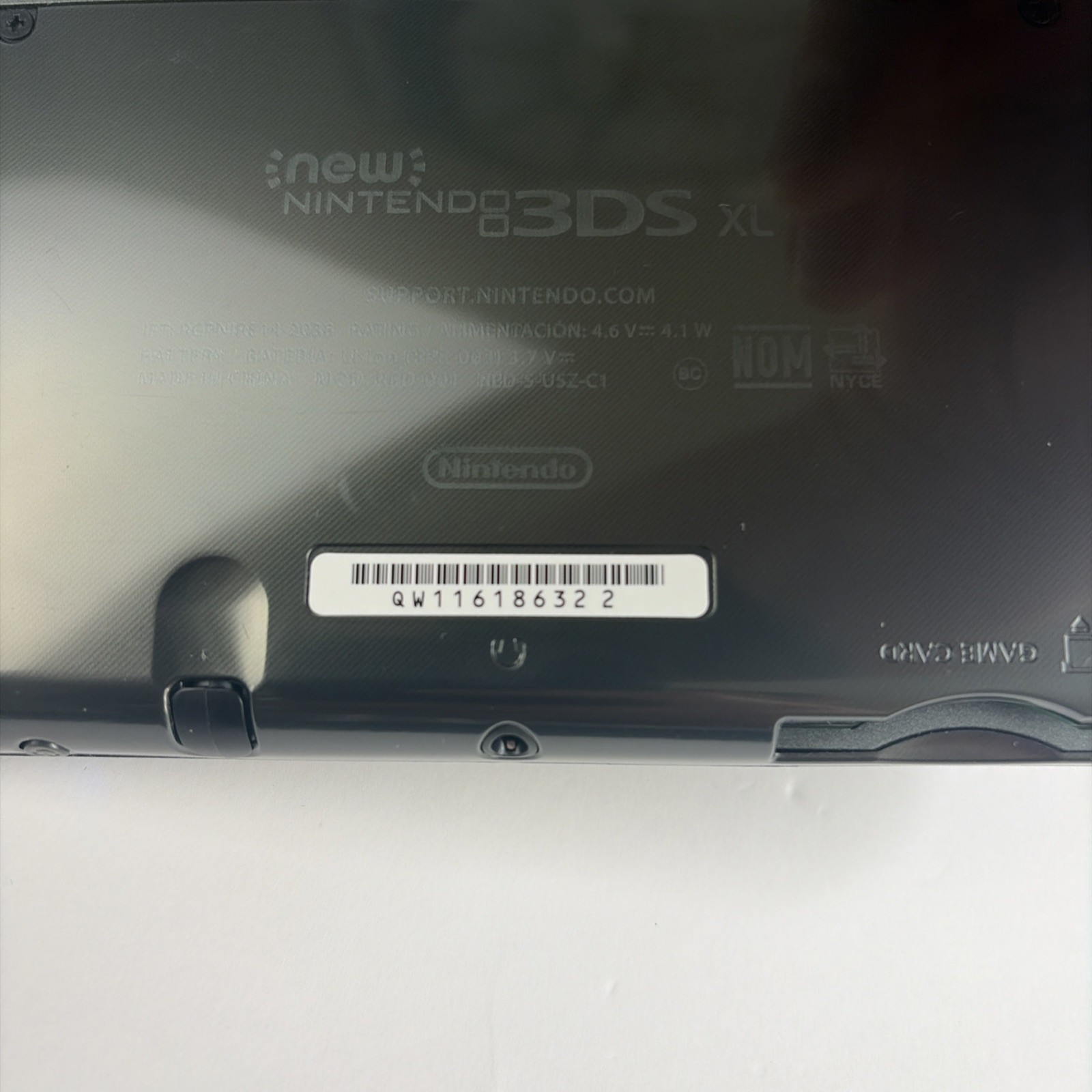 Clean! New Nintendo 3DS XL Gray Black Console Charger Stylus US Version