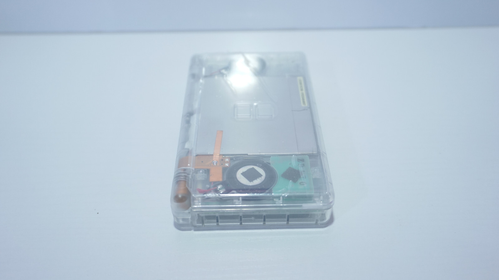 Nintendo DS Lite Transparent Clear Handheld Game System with SNES Buttons