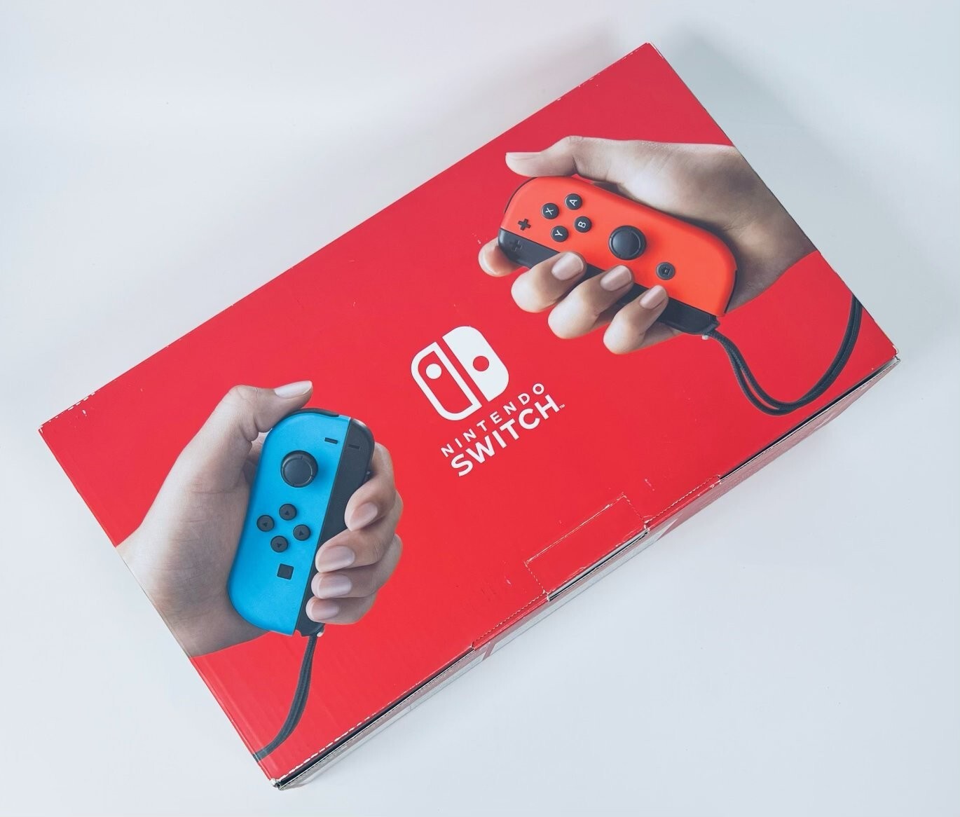 Nintendo Switch Console Neon Blue/Red Joy-Con Set Boxed Excellent Condition Test