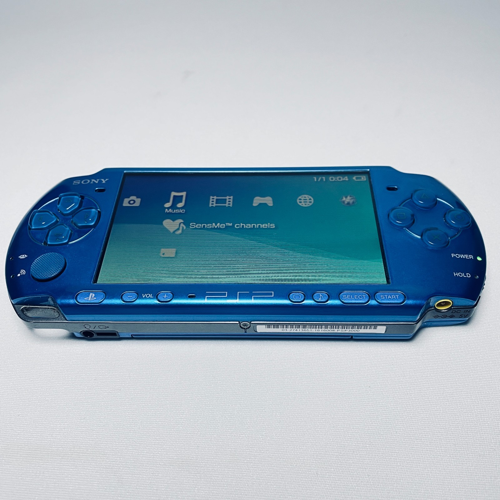Sony PlayStation Portable PSP-3000 Vibrant Blue Console Japan Working Tested #14