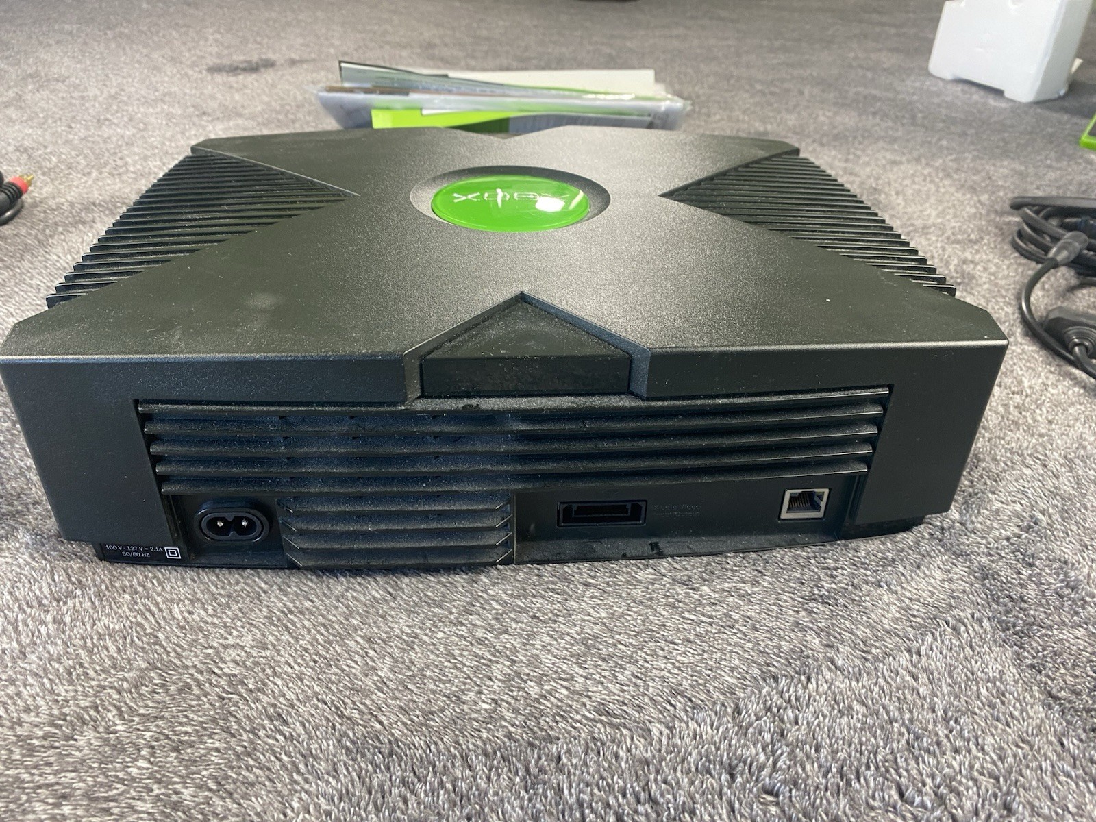 Original Microsoft Xbox Console System Complete In Box CIB NO GAME