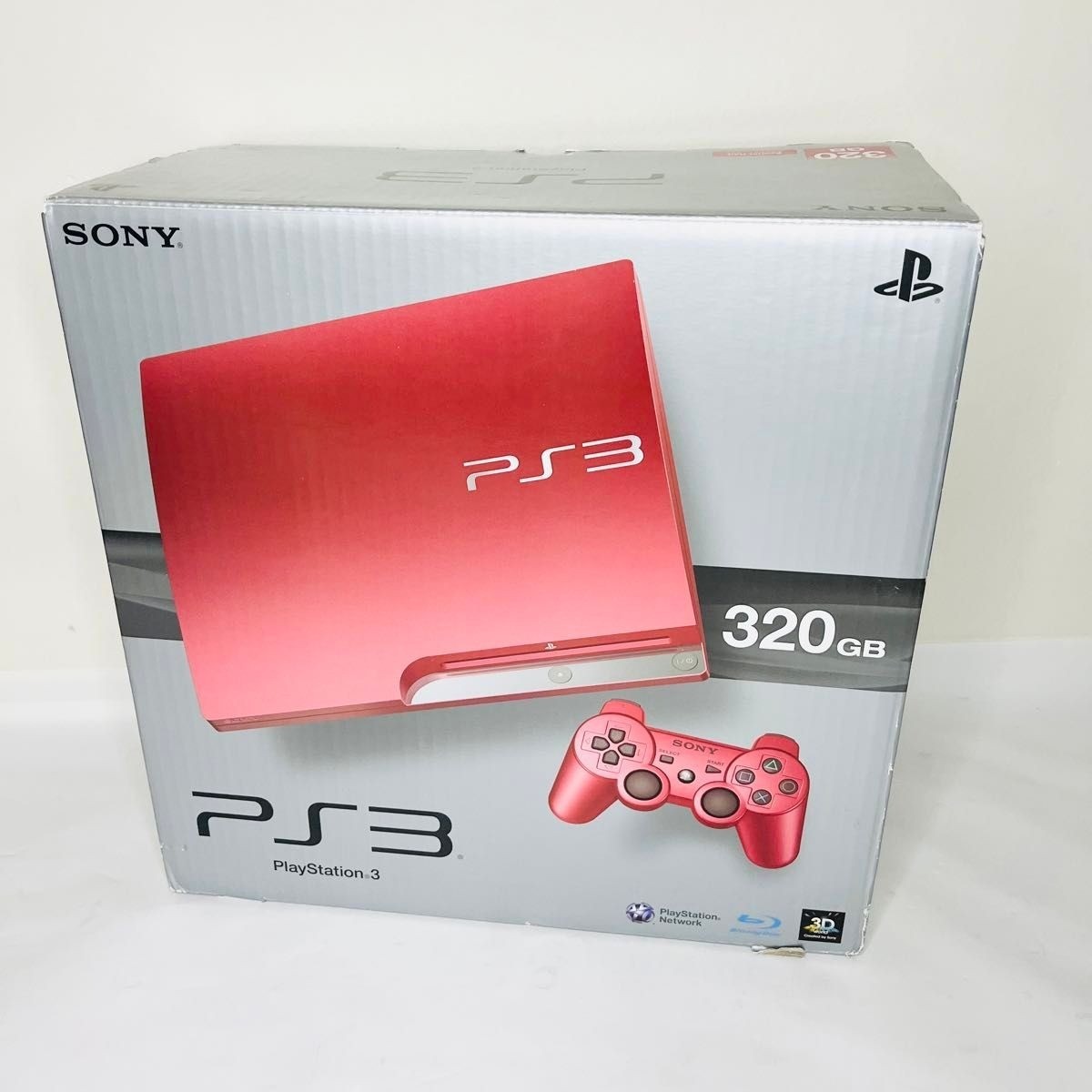 Sony PlayStation 3 PS3 Slim 320GB Console Scarlet Red CECH-3000B Japan