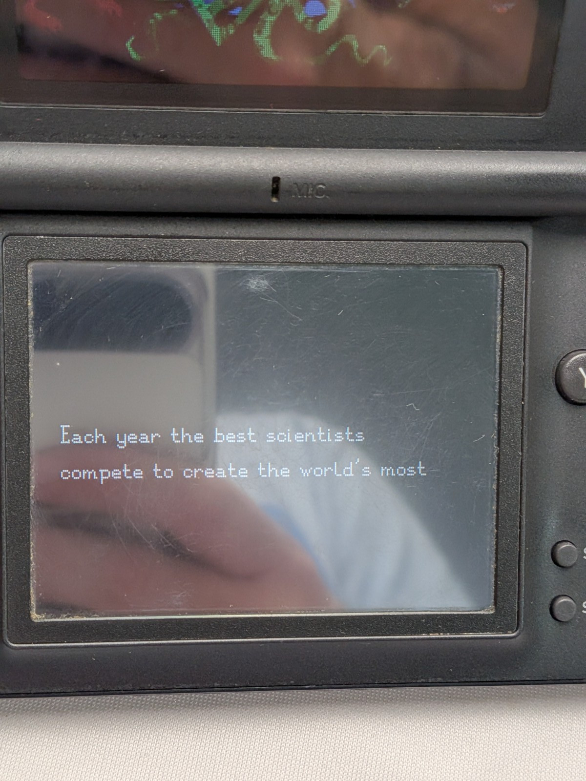 Nintendo DS Lite Handheld Console Blue USG-001 1 Game, Charger Included