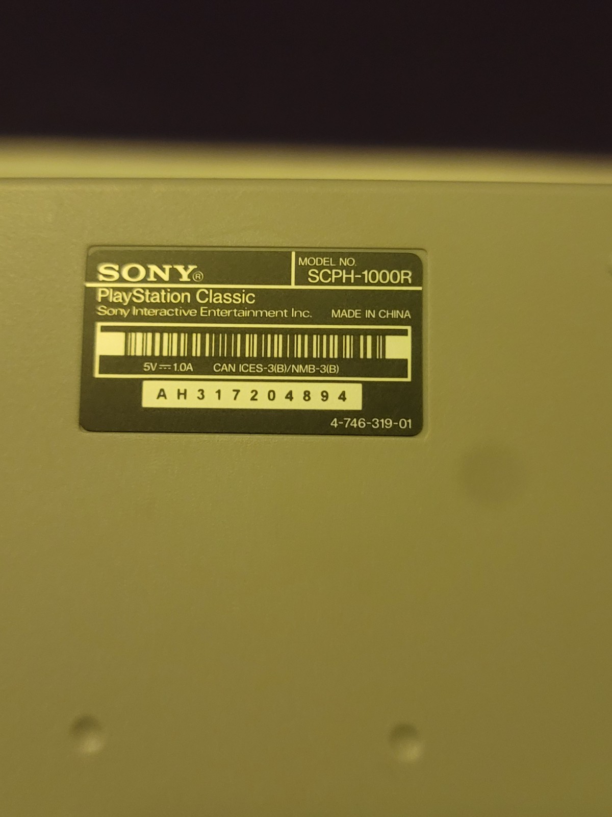 Sony PlayStation 1 Classic Mini PS1 SCPH-1000R Console Only (T08)