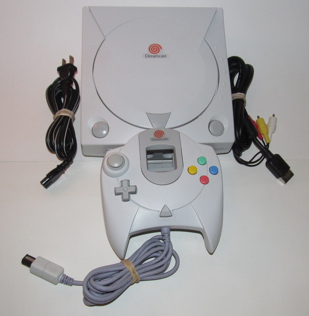 Sega Dreamcast Console System Bundle HKT-3020 *NEW CLOCK BATTERY* Fast Shipping