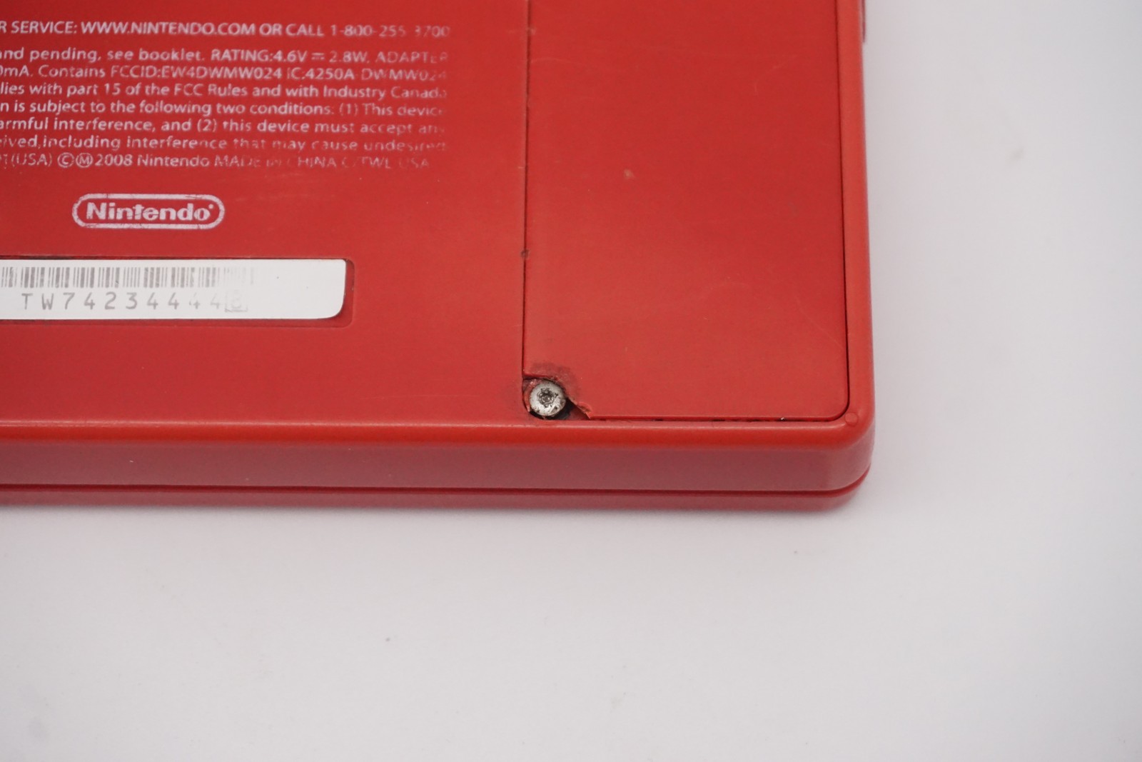 Nintendo DSi TWL-001 Red Console with Charger – Tested & Working