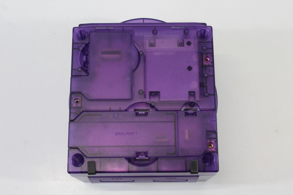 Nintendo Gamecube Clear Purple Console Controller AC AV Memory Card NTSC-U/C US