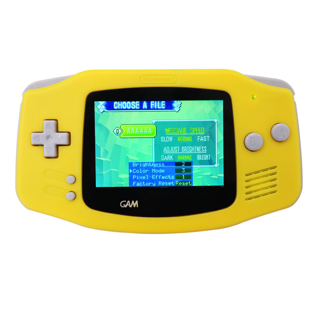 Game Boy Advance GBA Game Console with IPS V5 Menu 720×480 Backlight LCD MOD