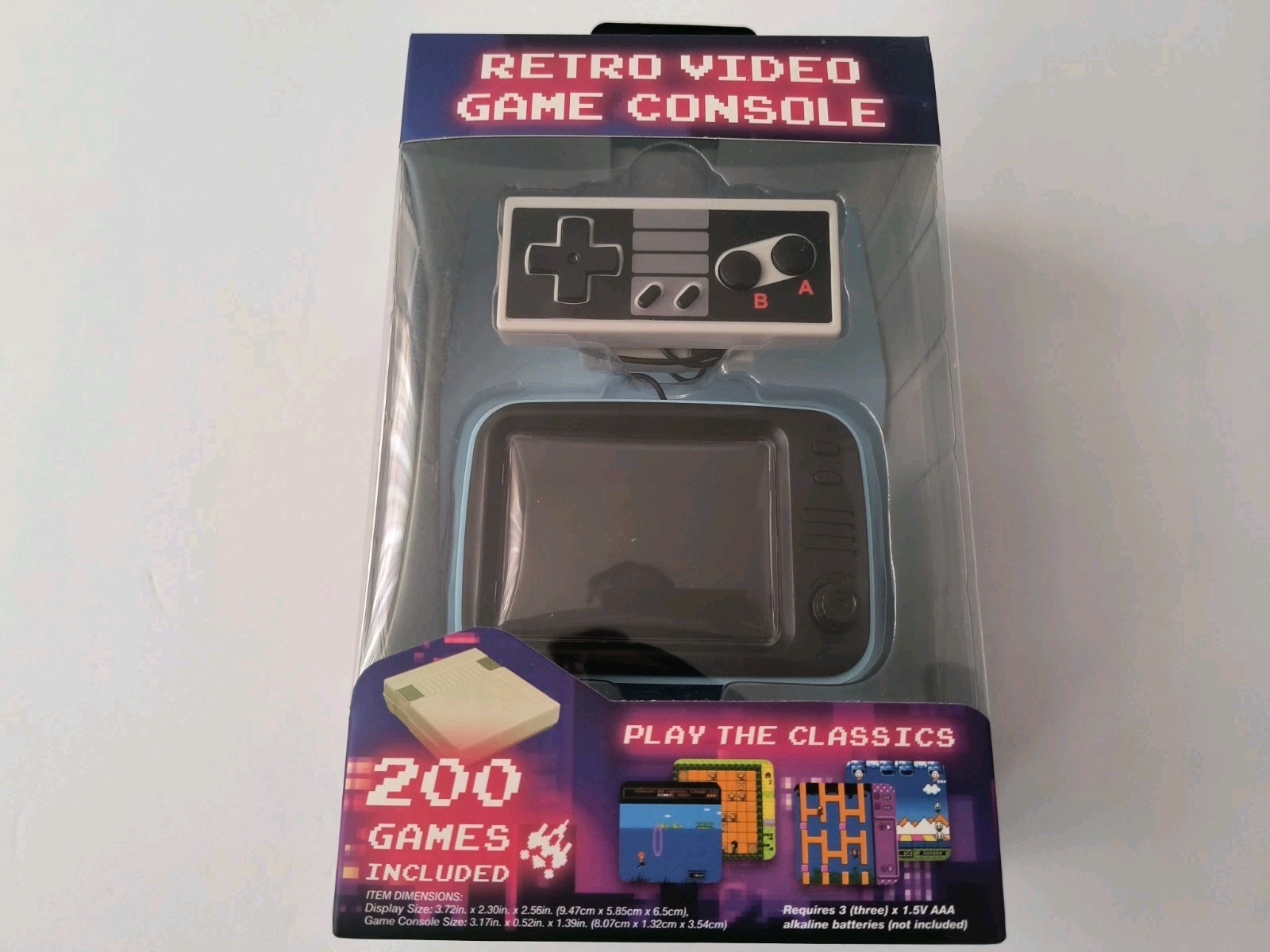 Vivitar Retro Mini Video Game Console 200 Games Included Brand New Sealed