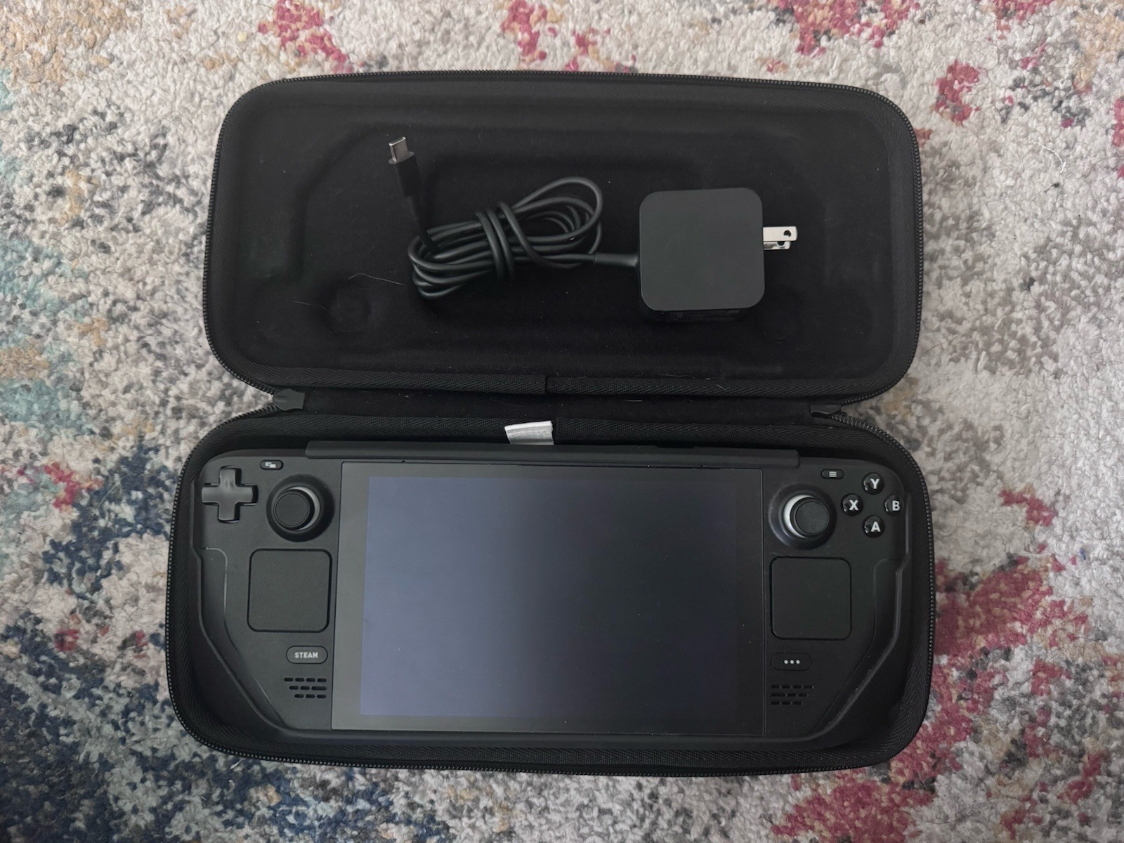 Valve Steam Deck LCD – 1 TB, Black w/ Carrying Case And Charger