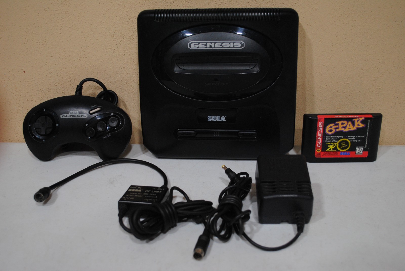 SEGA Genesis Model 2 MK1631 16MB System Console – Black RESET BUTTON NOT WORKING