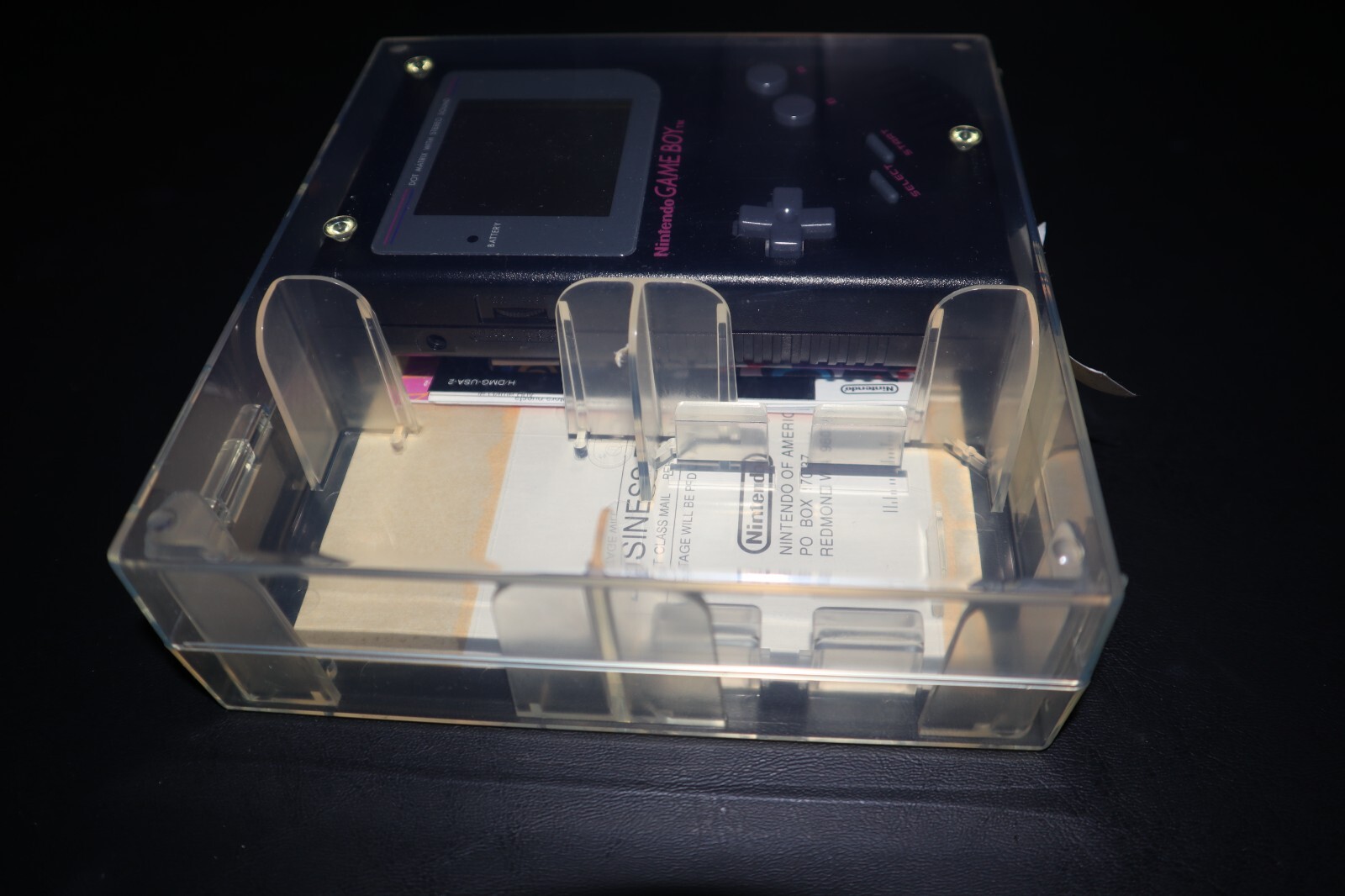 *NEW OPEN BOX!* Nintendo Game Boy DMG-01 Black HW-USA-3 Retail Plastic Case