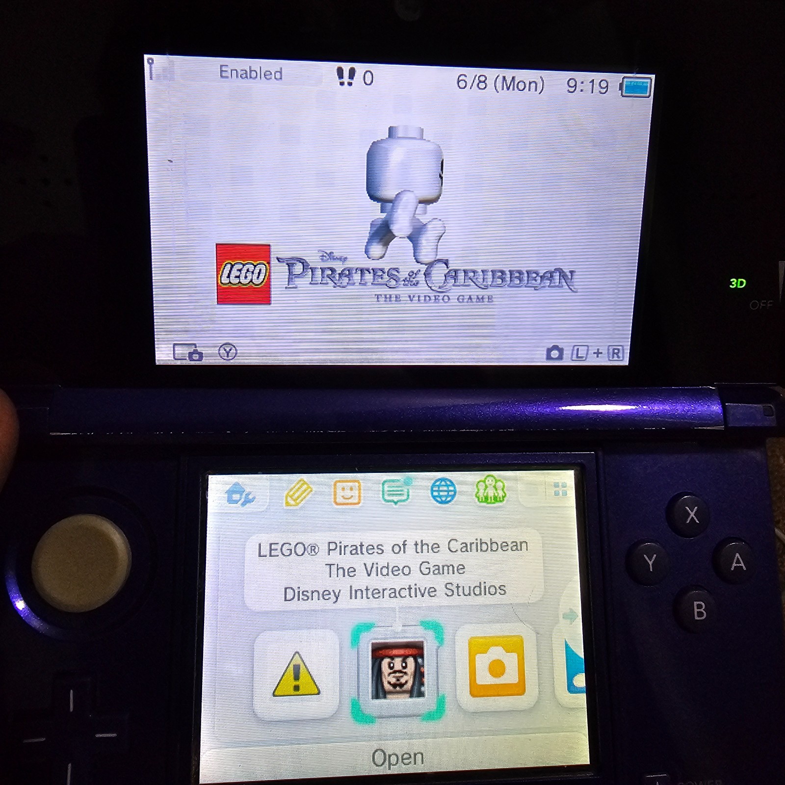 Nintendo 3DS Midnight Purple Portable Gaming Console