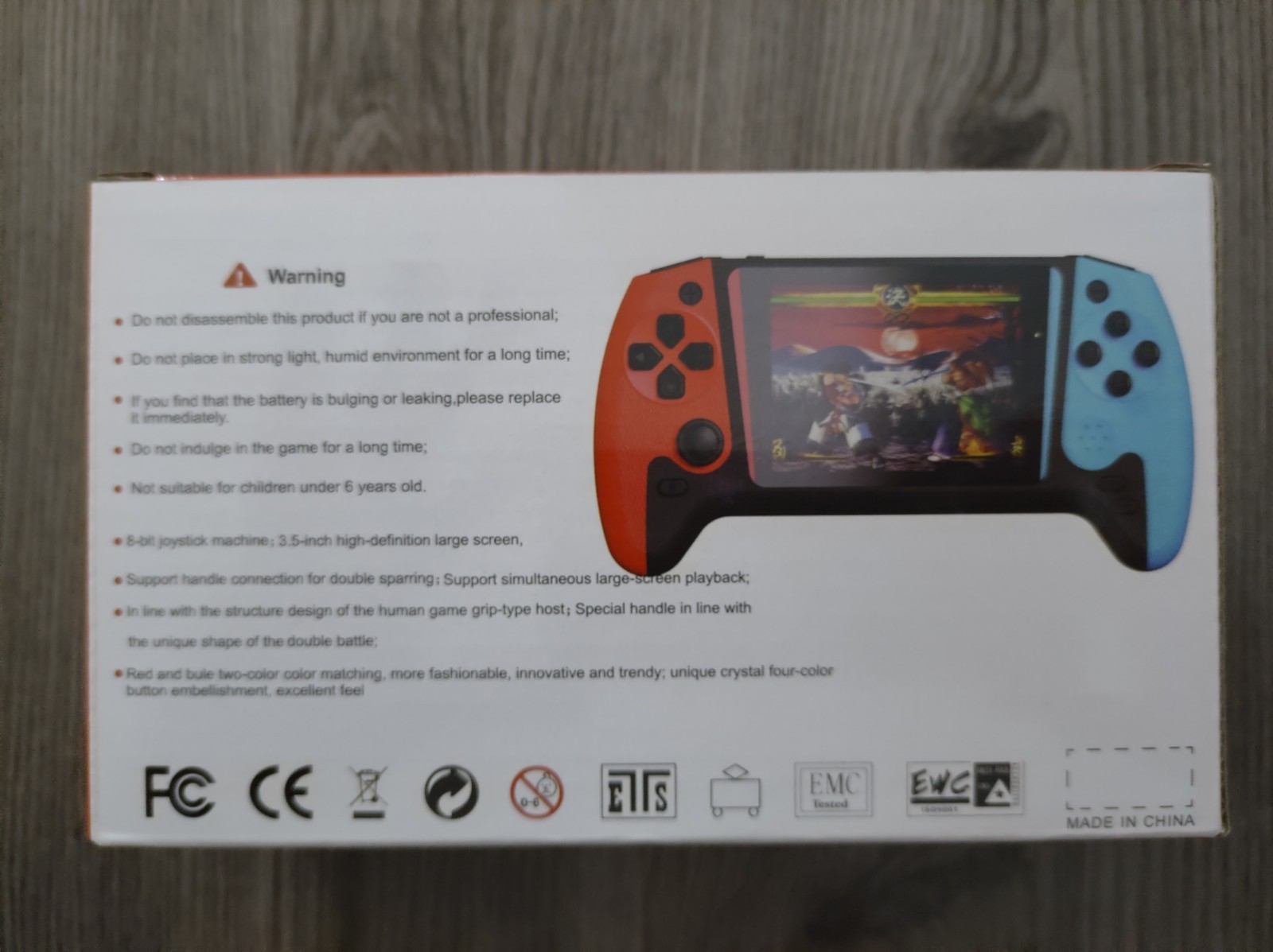 Q21 Retro Handheld Game Console 500 Built-In Games 3.5″ Screen Portable NEW