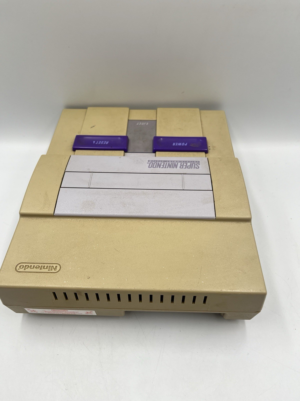 Super Nintendo SNES Console Bundle Oem With Controller All Cables Tested