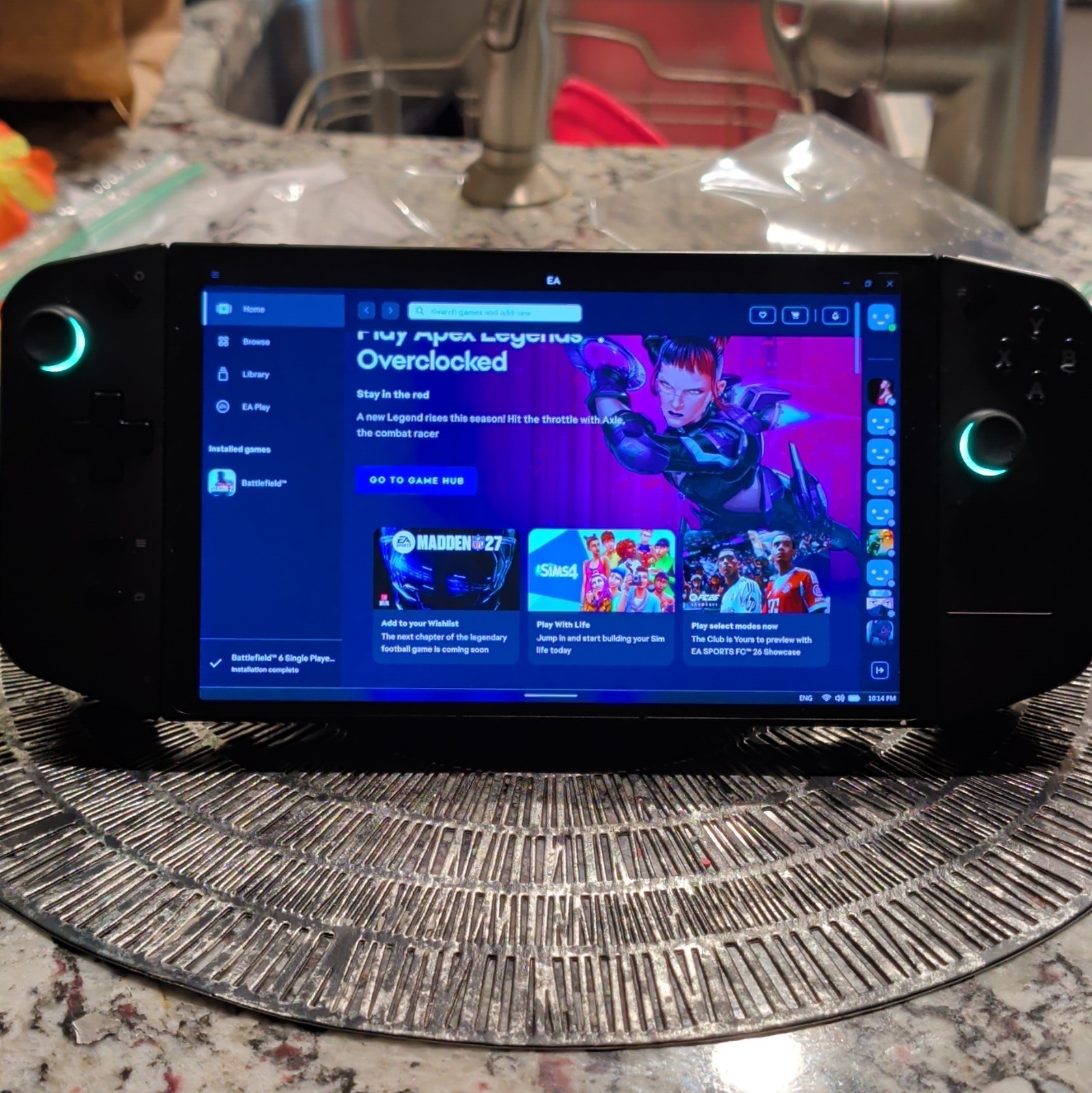 Lenovo Legion GO Handheld Gaming Console Black USB-C Wi-Fi Capability