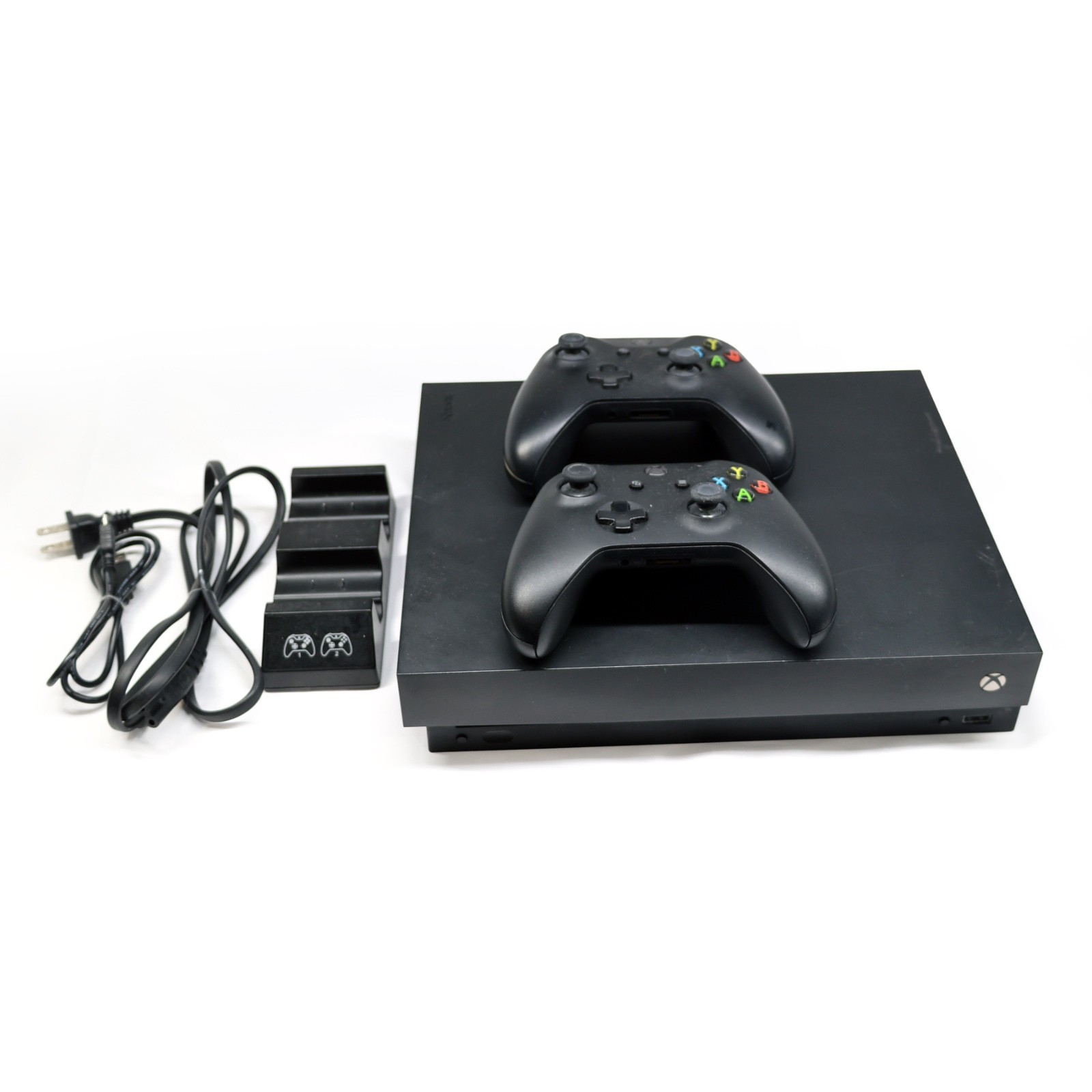 Xbox One X 1TB Console Bundle – 2 Wireless Controllers + Media Remote