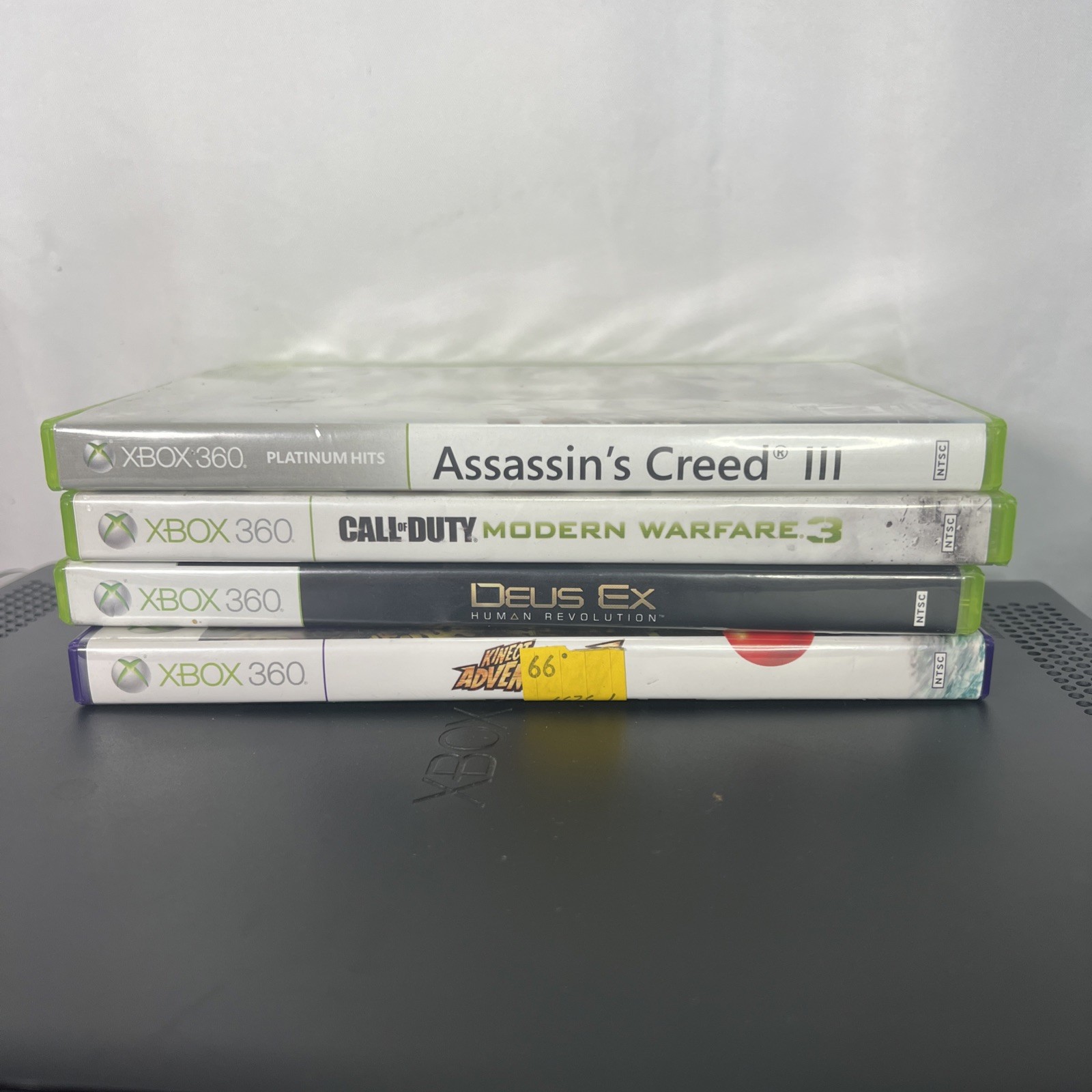 Microsoft Xbox 360 Elite 120GB Console System Bundle 4 Games AV & Power Cables