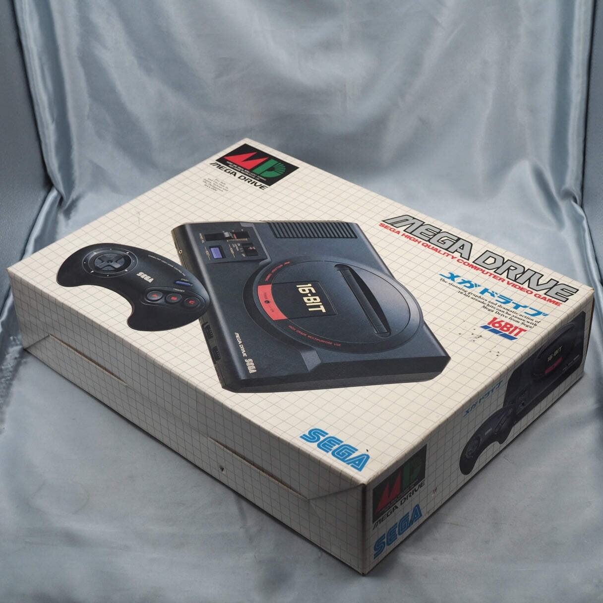 Mega Drive + Mega CD 2 Console system SET Boxed Tested SEGA HAA2510 HAA-2912