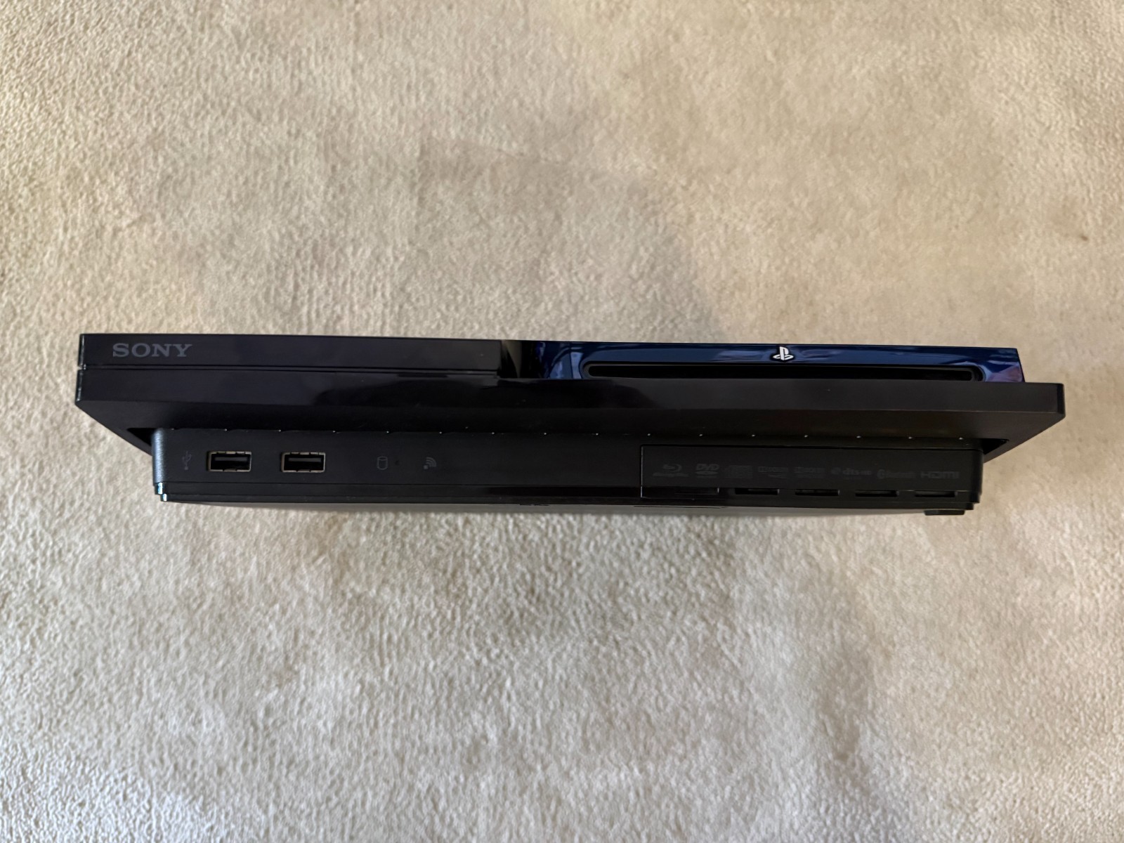 Sony PlayStation 3 PS3 Slim 120GB Console CECH-2001A Tested Working + Cables