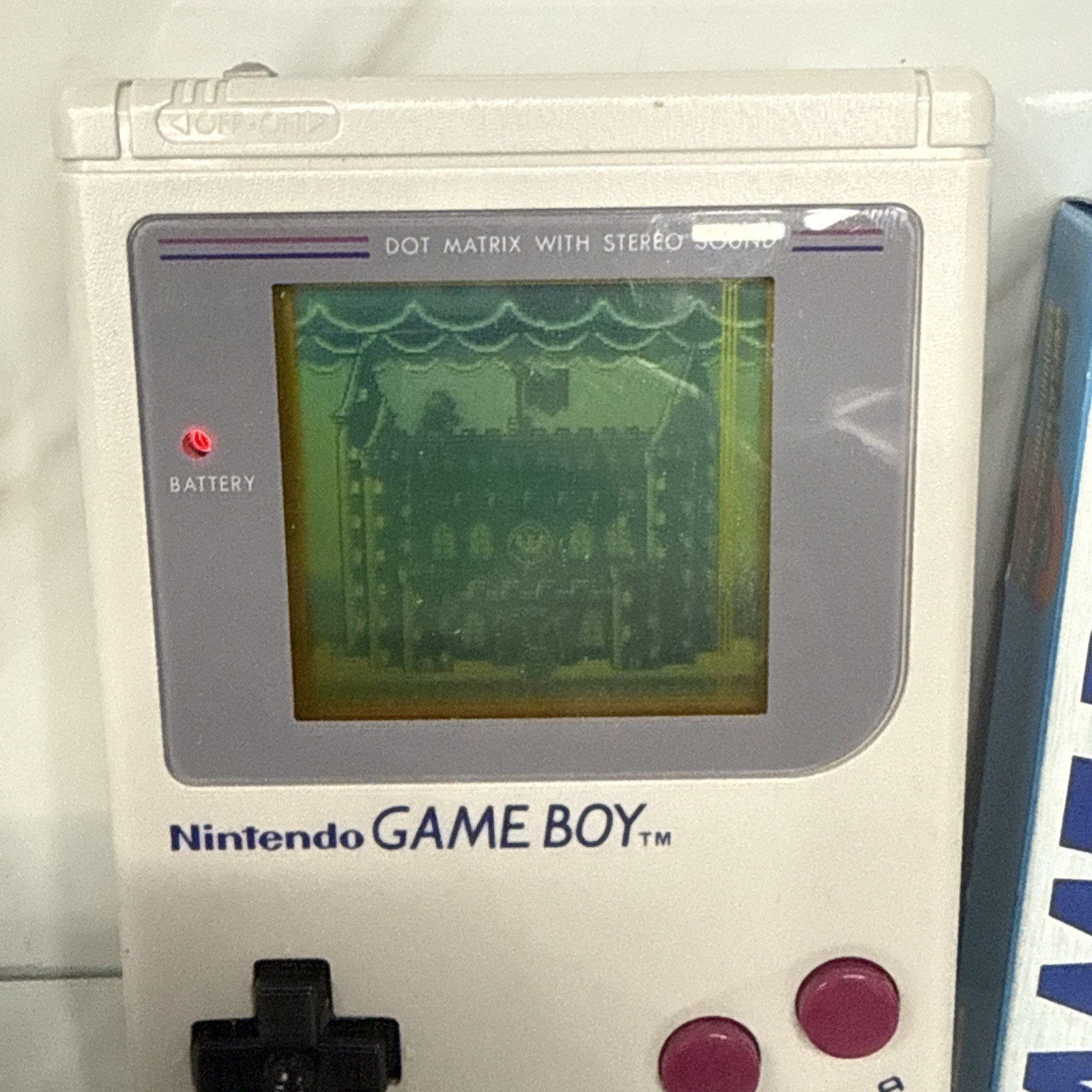 Nintendo Game Boy Launch Edition Handheld System Console DMG-01 & Super Mario 2