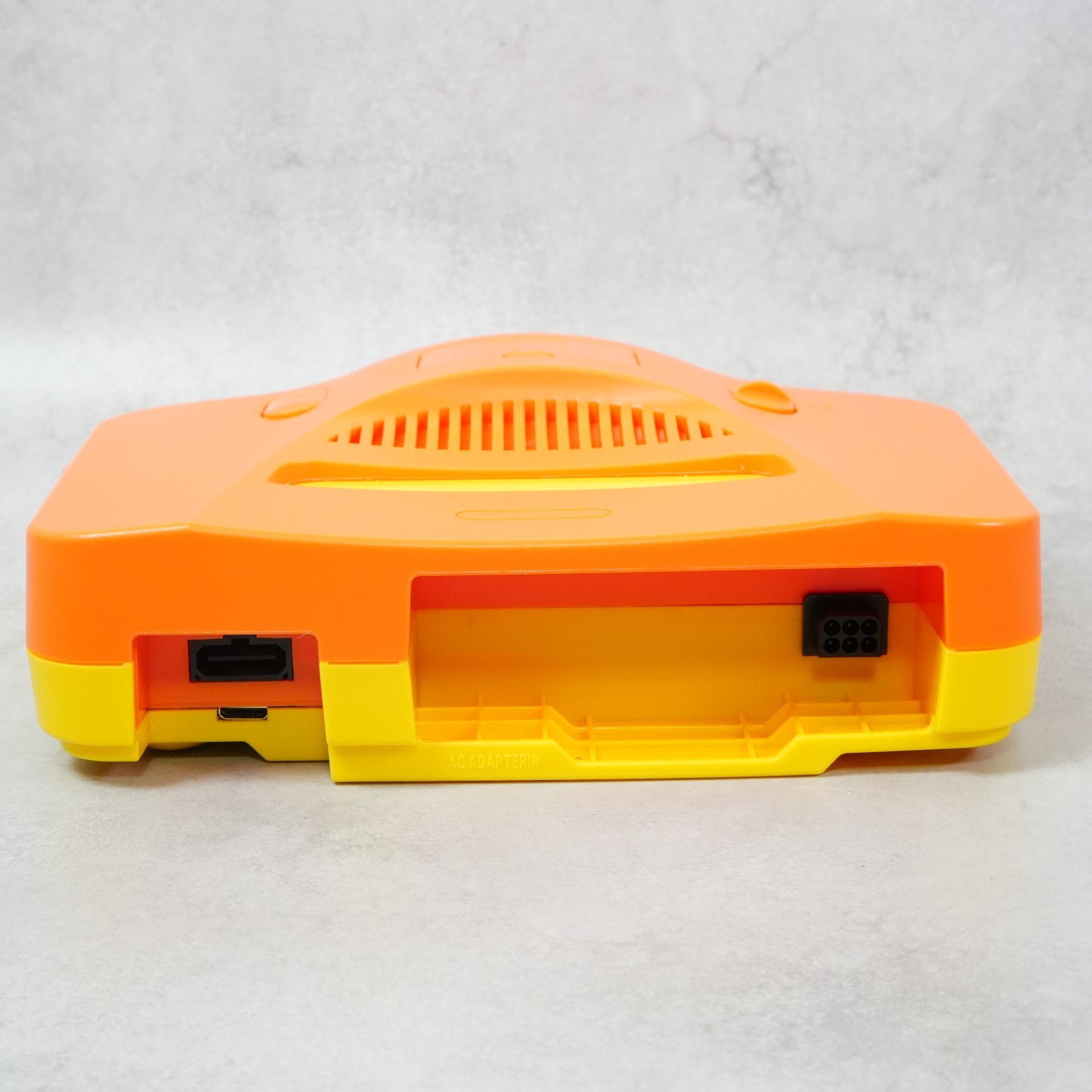 Nintendo 64 N64 HDMI MOD Orange Yellow Replacement Shell Console NUS-001 TESTED