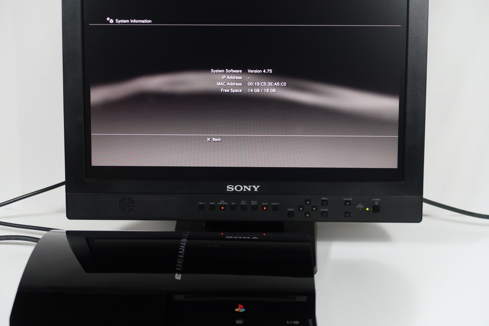 Sony PlayStation 3 PS3 CECHB00 20GB First Black Model Console GAME Tested F/S