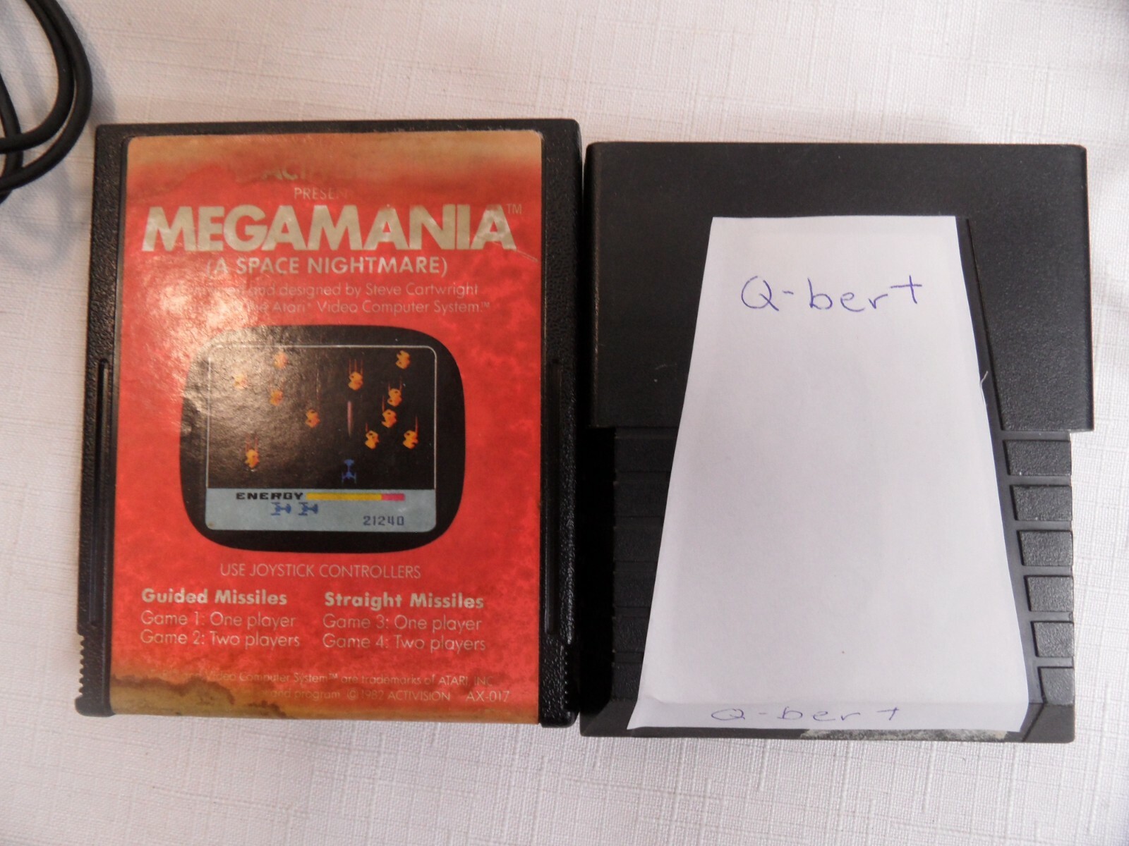 Atari 2600 Jr Short Rainbow Bundle w/ 2 Video Games, Joystick & Power Tested