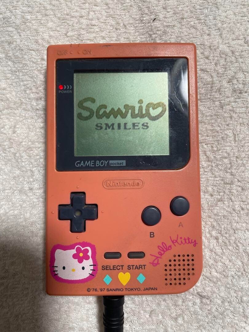 NINTENDO Gameboy Pocket Hello Kitty Limited Edition Pink Used Tested Japan