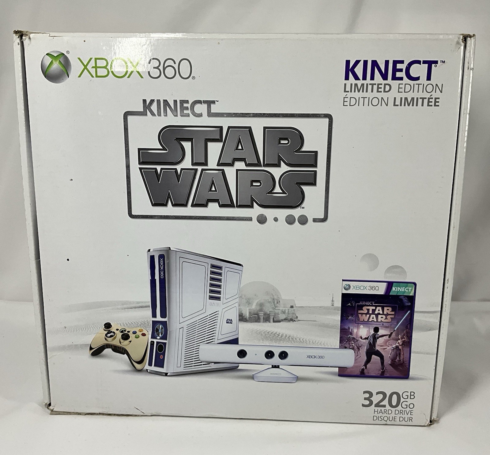 Xbox 360 Kinect Star Wars Limited Edition-CIB