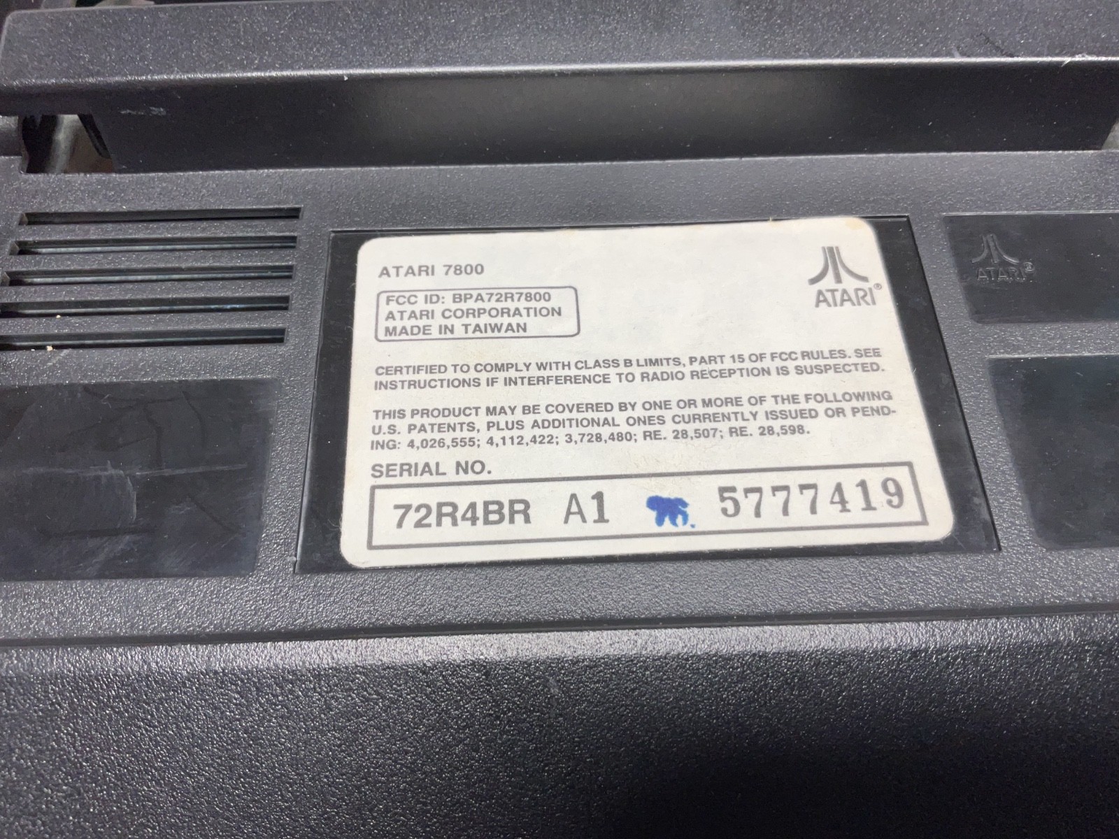 ATARI 7800 Pro System Console 34 Games and Manuals Tested Working