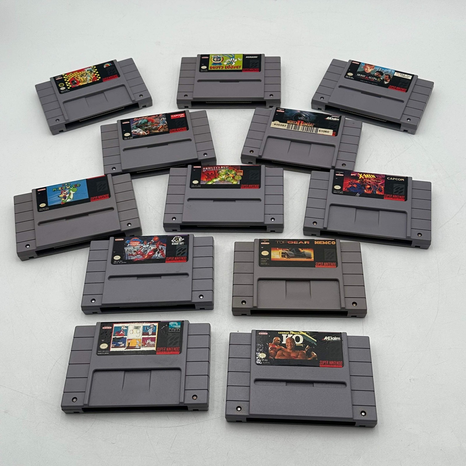 Nintendo Super NES Control Deck (SNS-101) 1997 with 12 games bundle