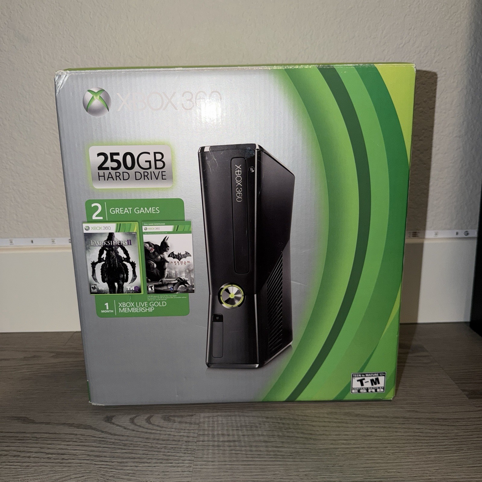 Microsoft Xbox 360 Slim S 250GB Console System Open Box 🔥 «Spring Value Bundle»
