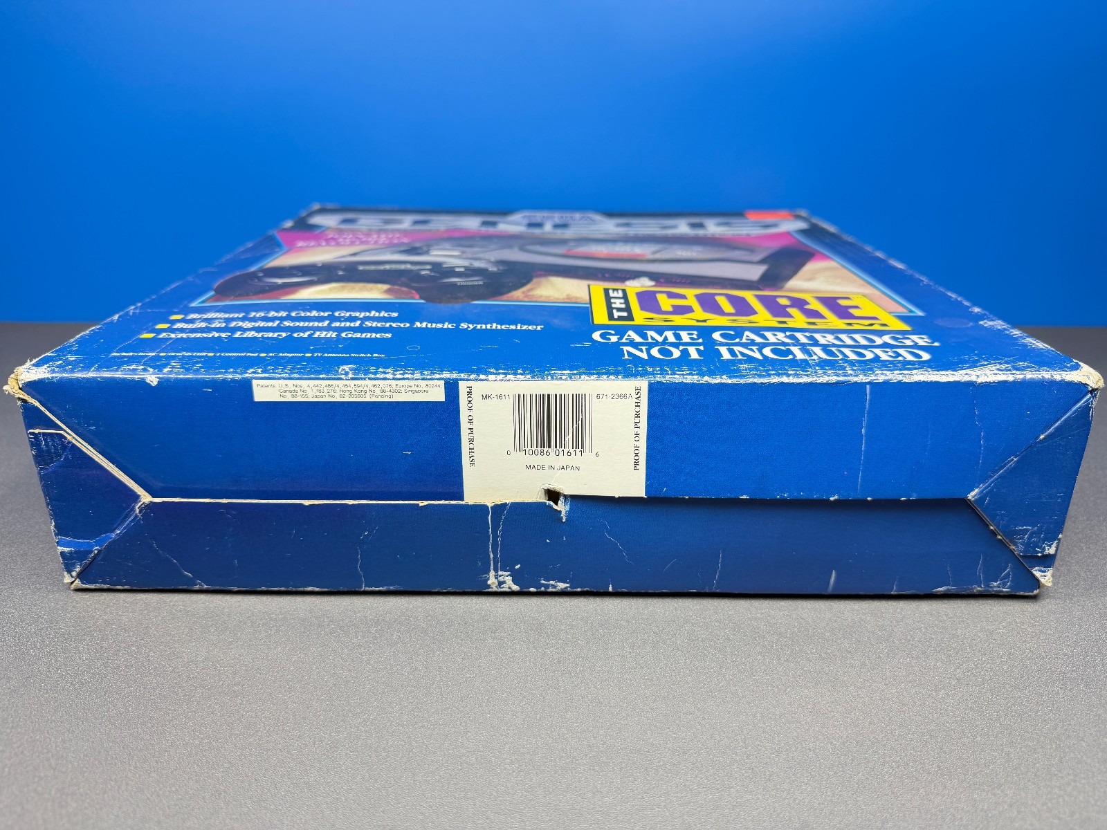 SEGA GENESIS MODEL 1 CORE SYSTEM CONSOLE MK-1611 COMPLETE IN BOX CIB TESTED