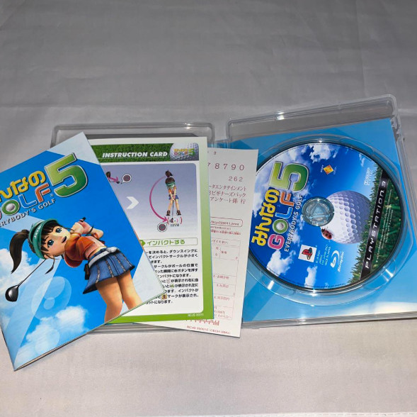 Play Station3 Game Console Body Software Everybody’s Golf 5 Beginner Pack SONY