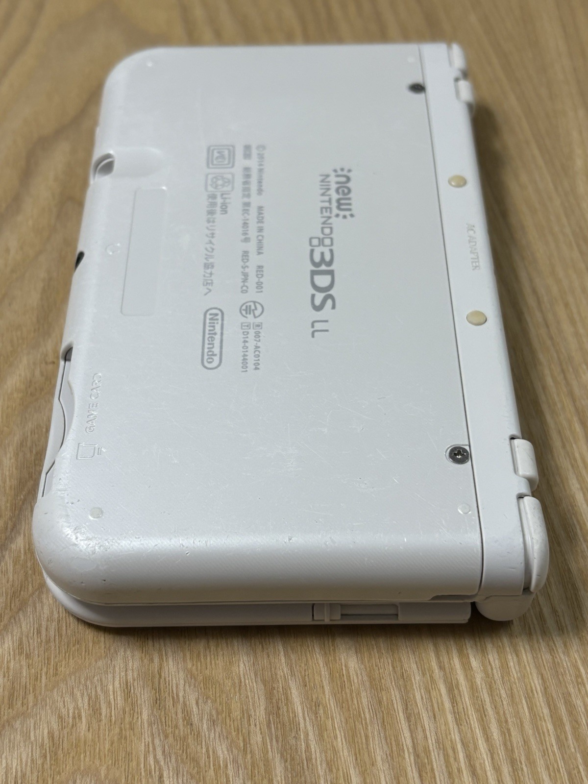Nintendo New 3DS LL XL Pearl White Console Tested Working Japanese Import