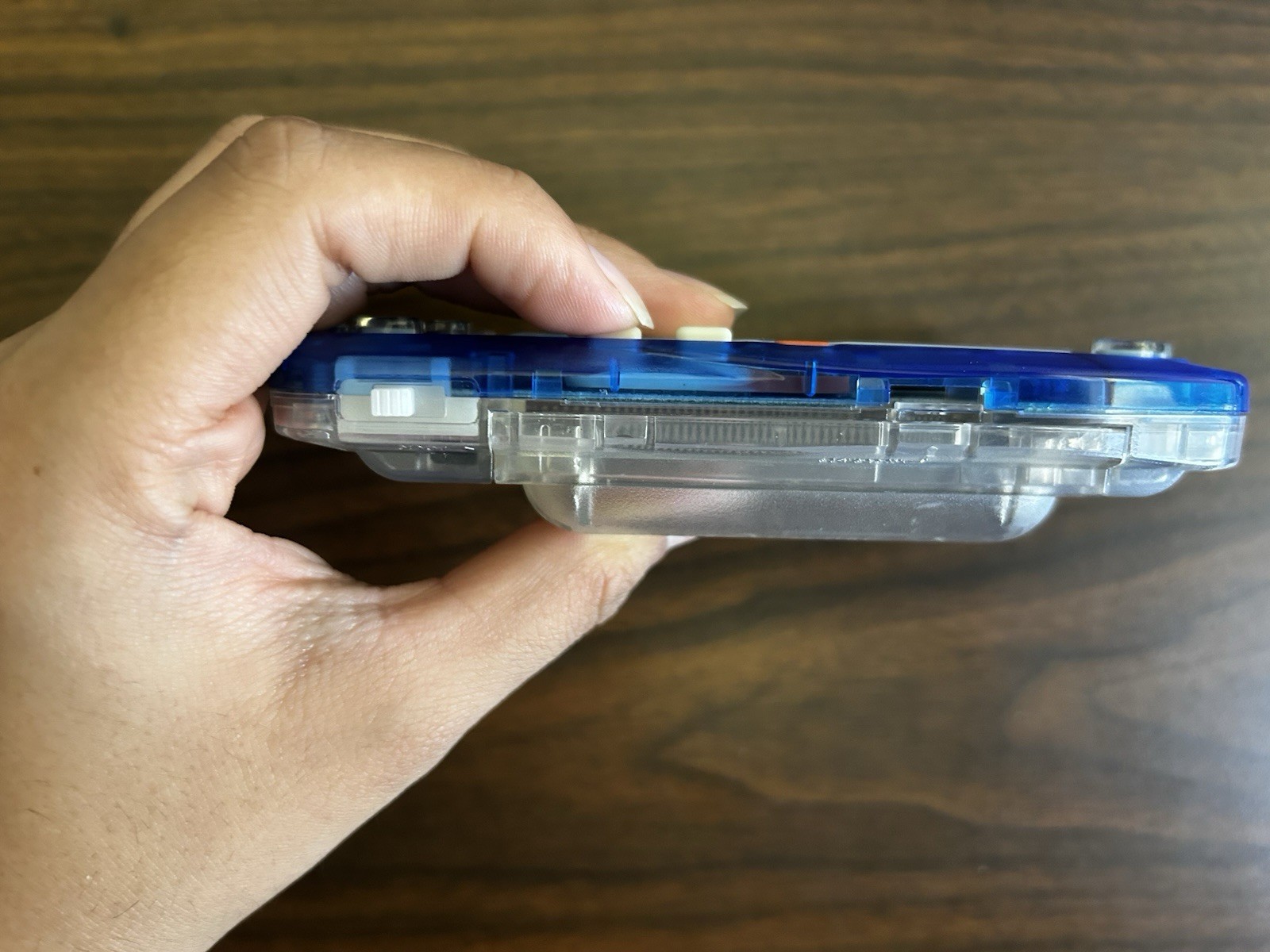 Bandai Wonderswan Color WSC w/ Backlit IPS Screen crystal clear blue