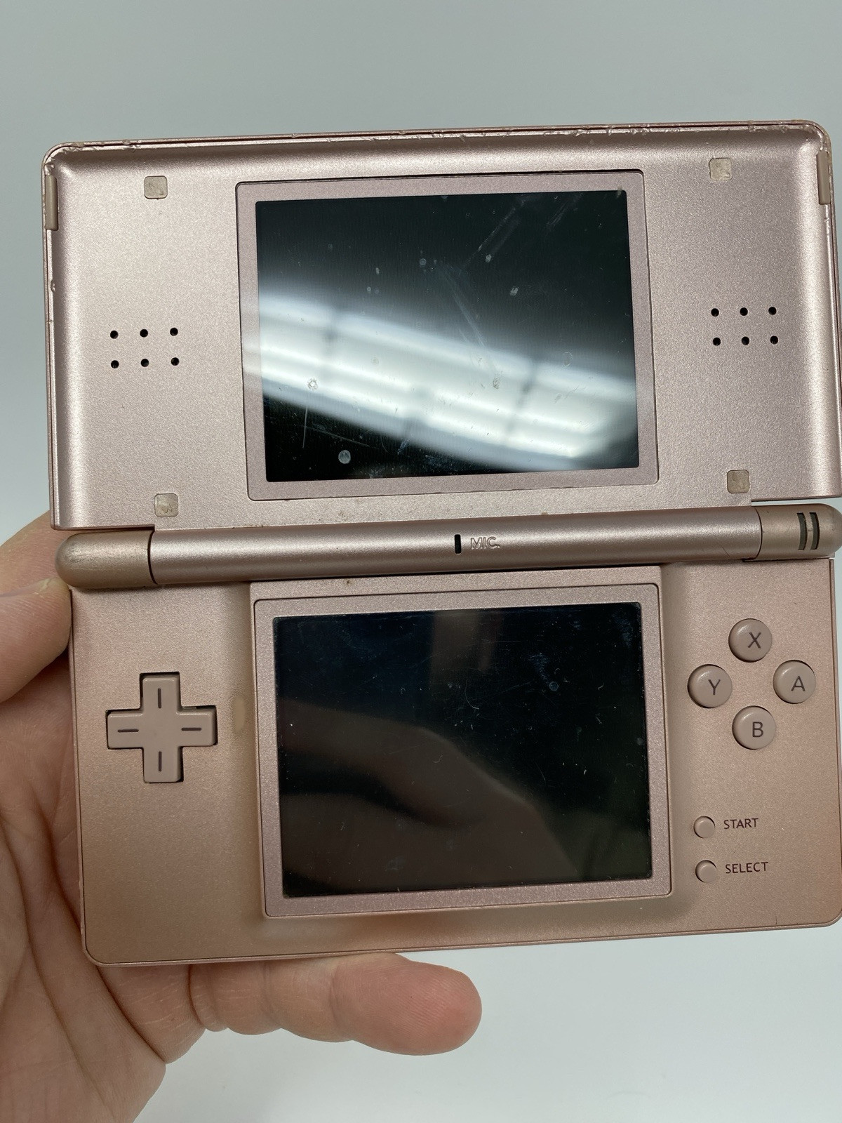 Nintendo DS Lite Pink Handheld USG-001 W/Charger *Tested* Ships Fast