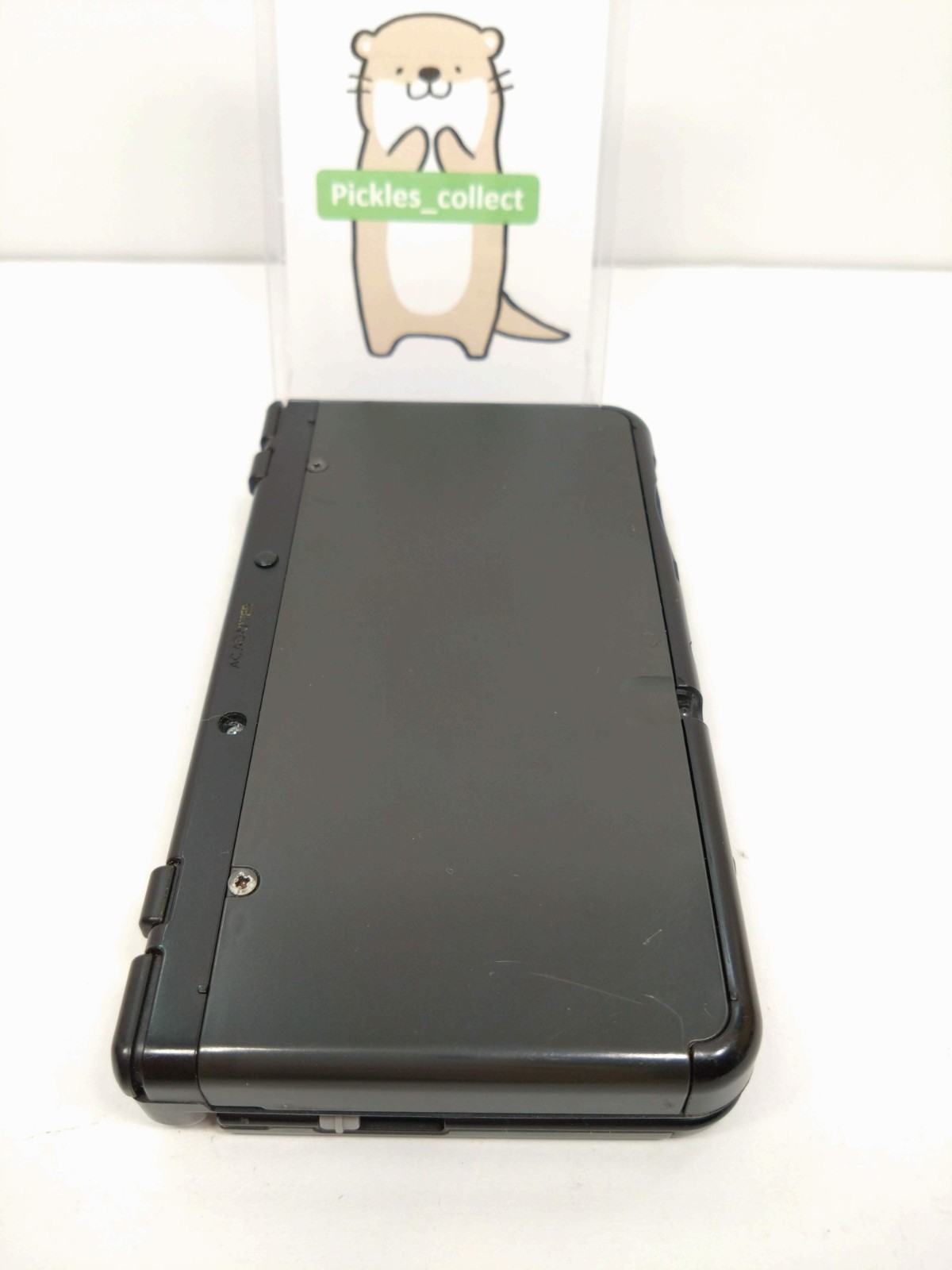 Nintendo New 3DS Black KTR-001 w/4GB Stylus language Japanese Tested 0511A