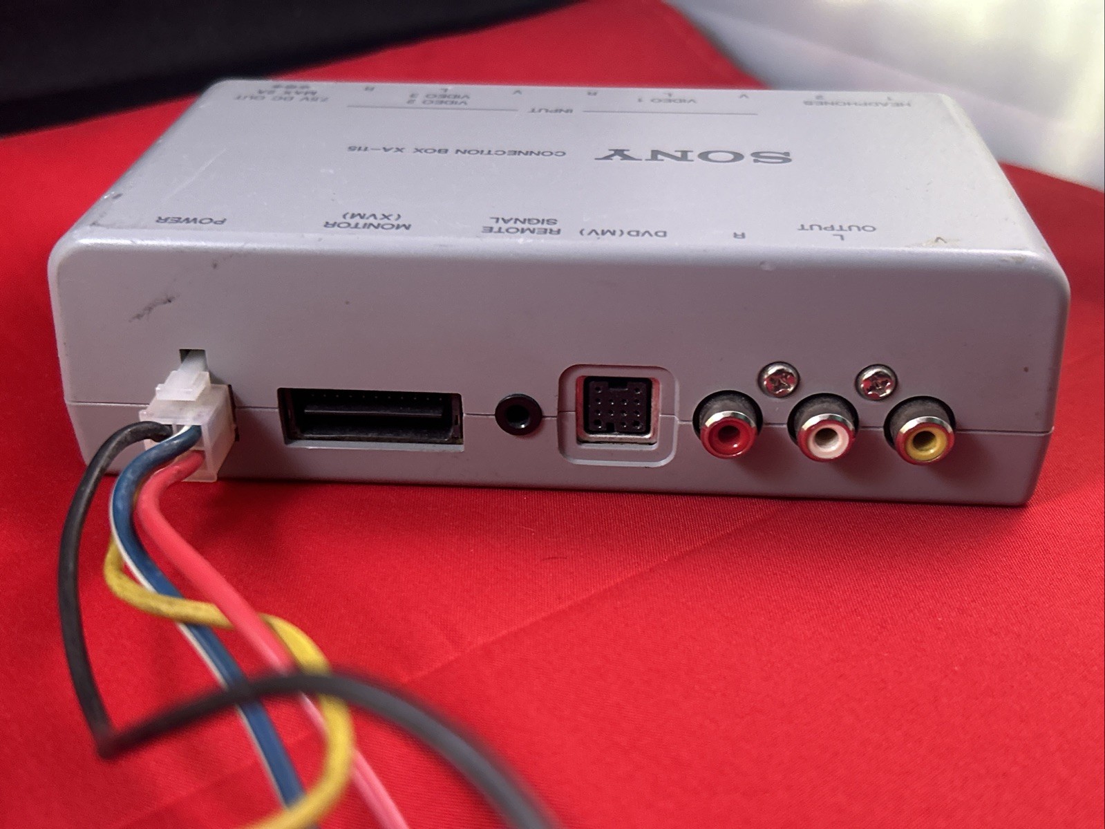 Vintage Sony Playstation Connection Box XA-115 w/ accessories