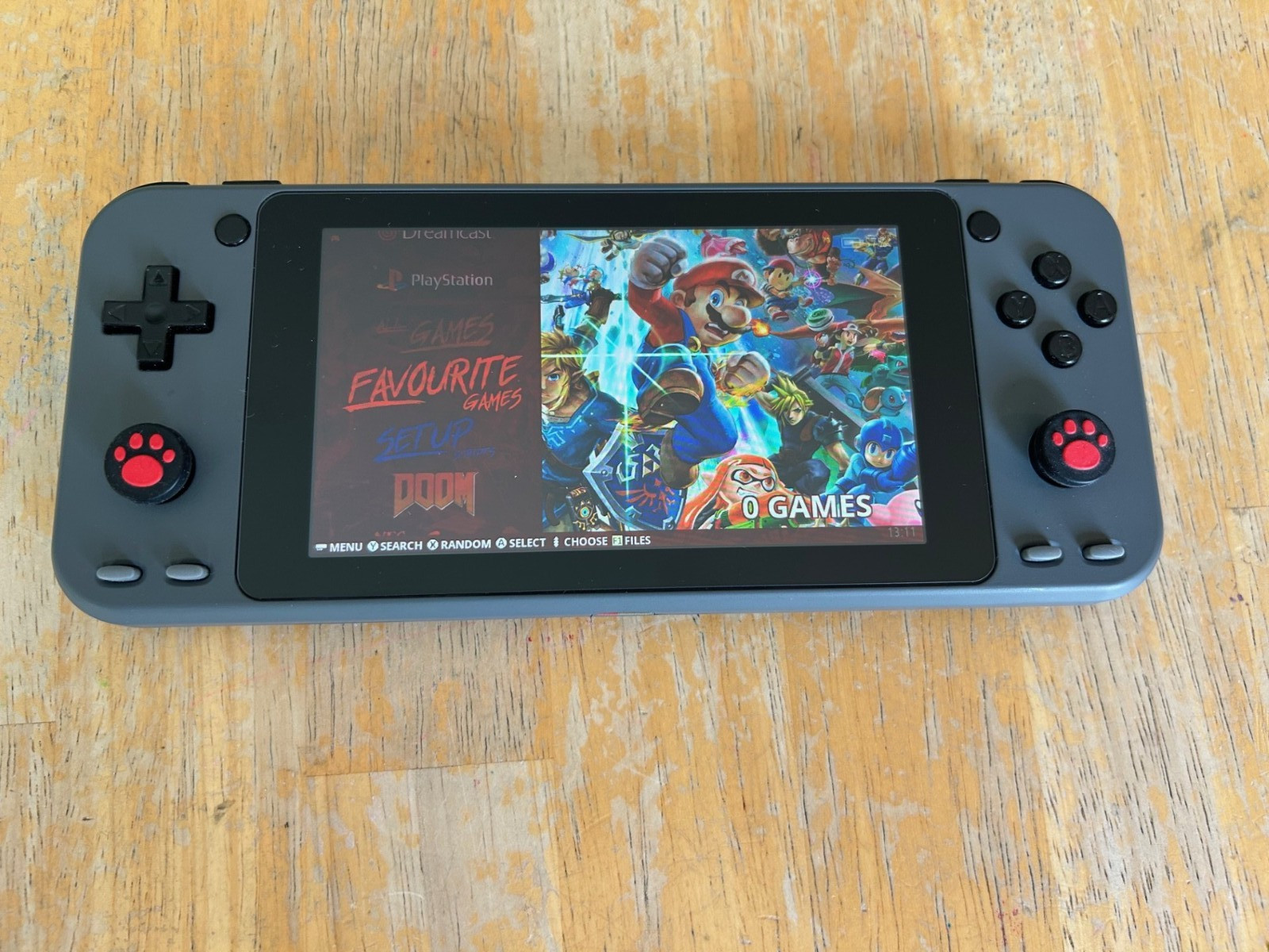Odroid Go Super, Gray, HardKernel, includes 128GB A2 Sandisk Extreme Micro SD