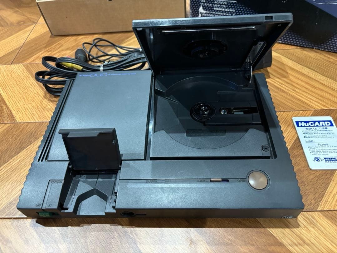 PC Engine Duo Console PCE Black Japan NEC PITG8 system Untested s1812M